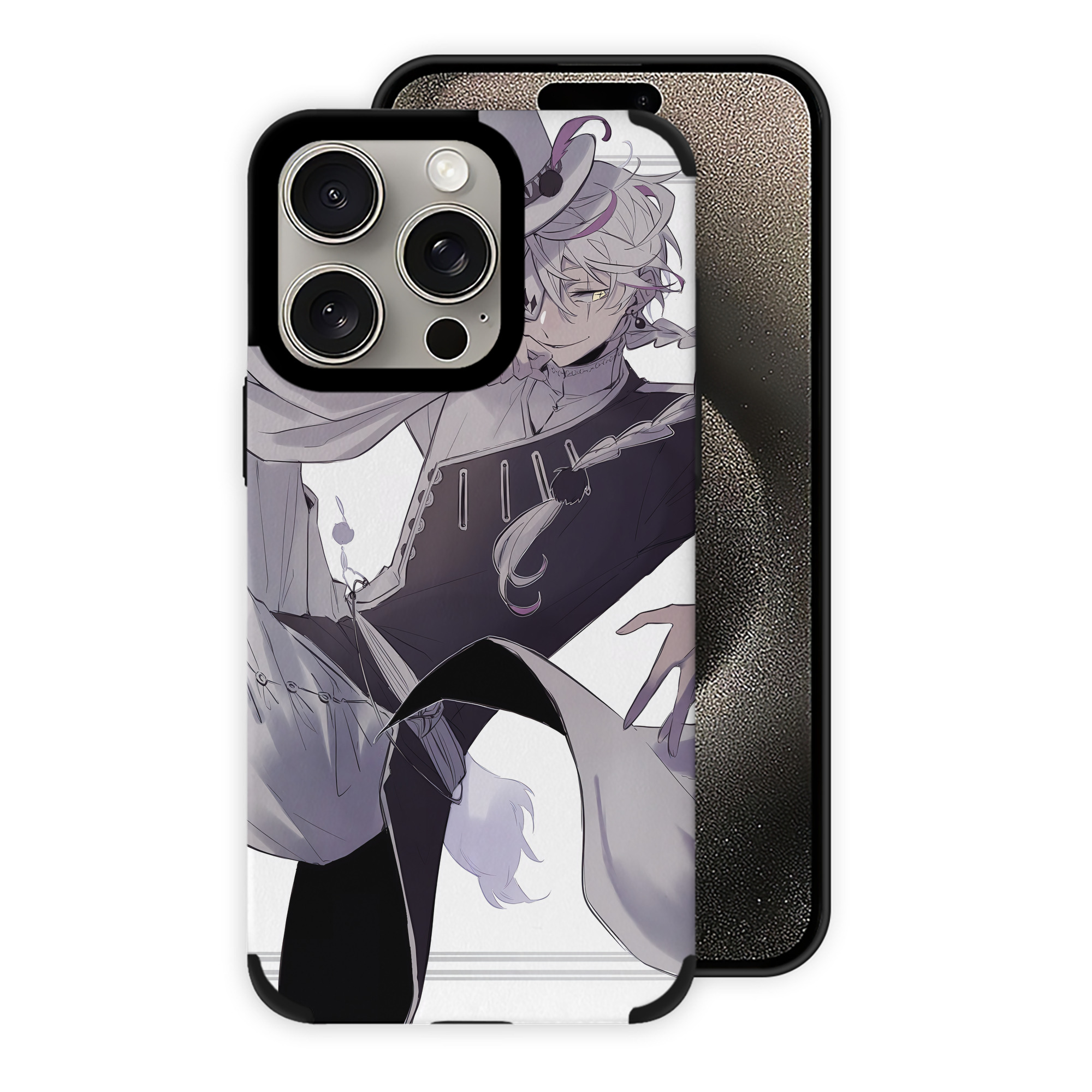 （画像用） 文豪ストレイドッグス Bungo Stray Dogs 【iPhone15ProMax対応】 PUレザー スマホケース 耐衝撃＆黄変防止
