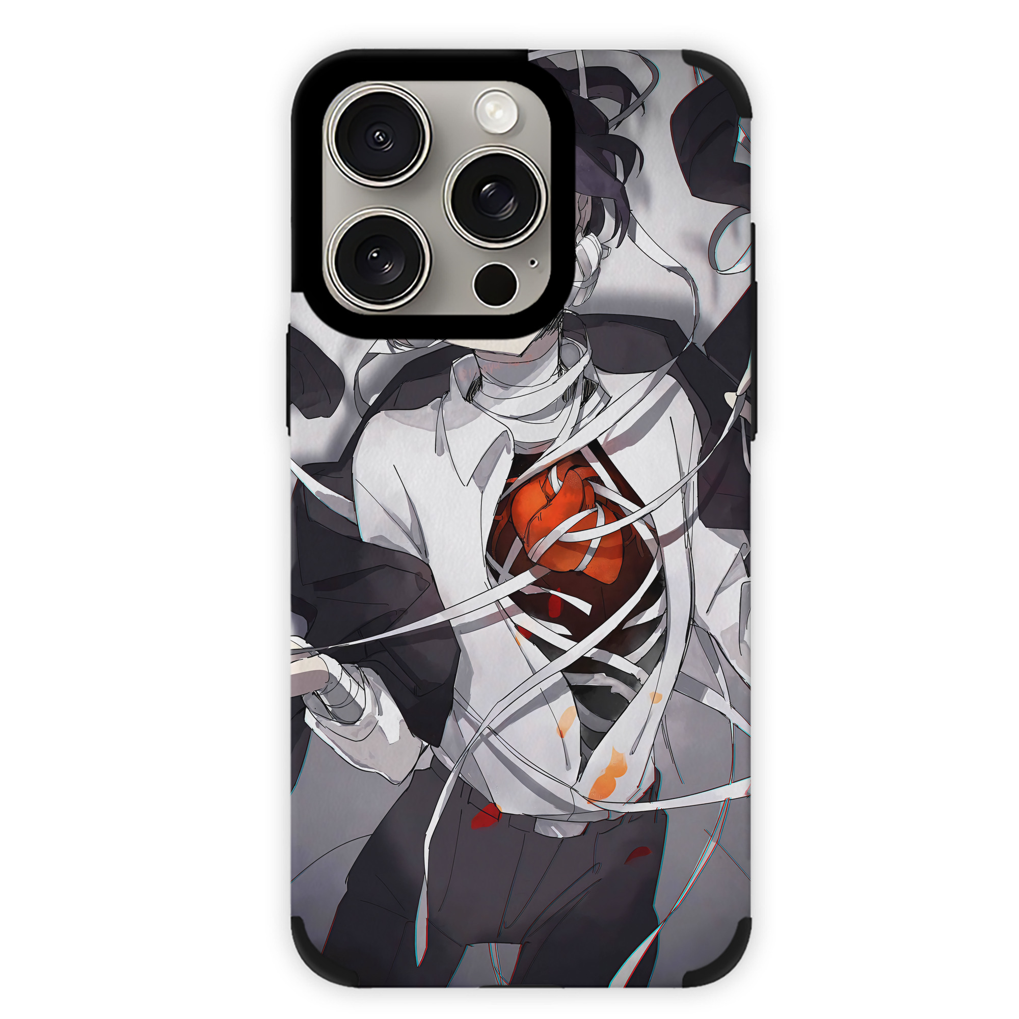 （画像用） 文豪ストレイドッグス Bungo Stray Dogs 【iPhone15ProMax対応】 PUレザー スマホケース 耐衝撃＆黄変防止