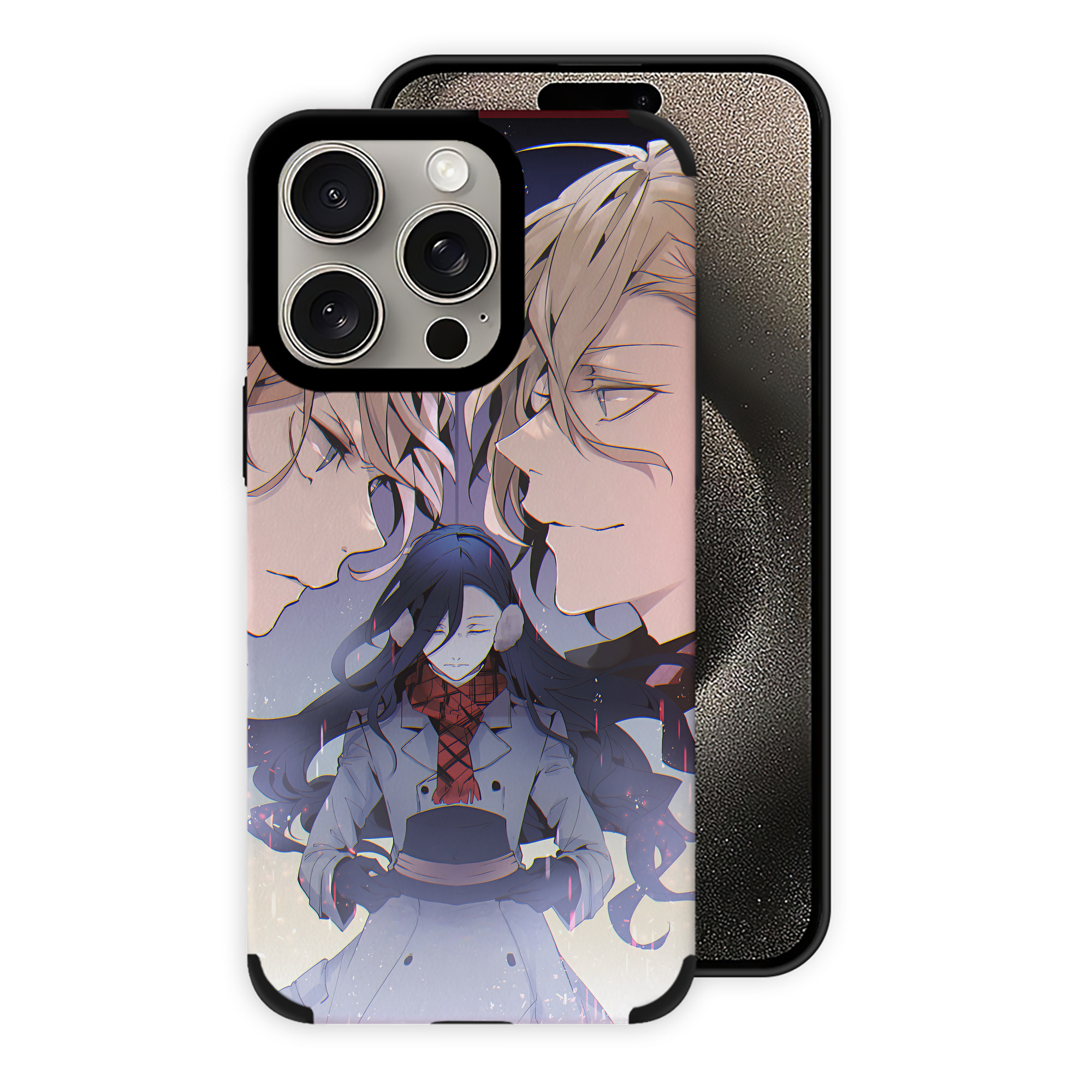 （画像用） 文豪ストレイドッグス Bungo Stray Dogs 【iPhone15ProMax対応】 PUレザー スマホケース 耐衝撃＆黄変防止