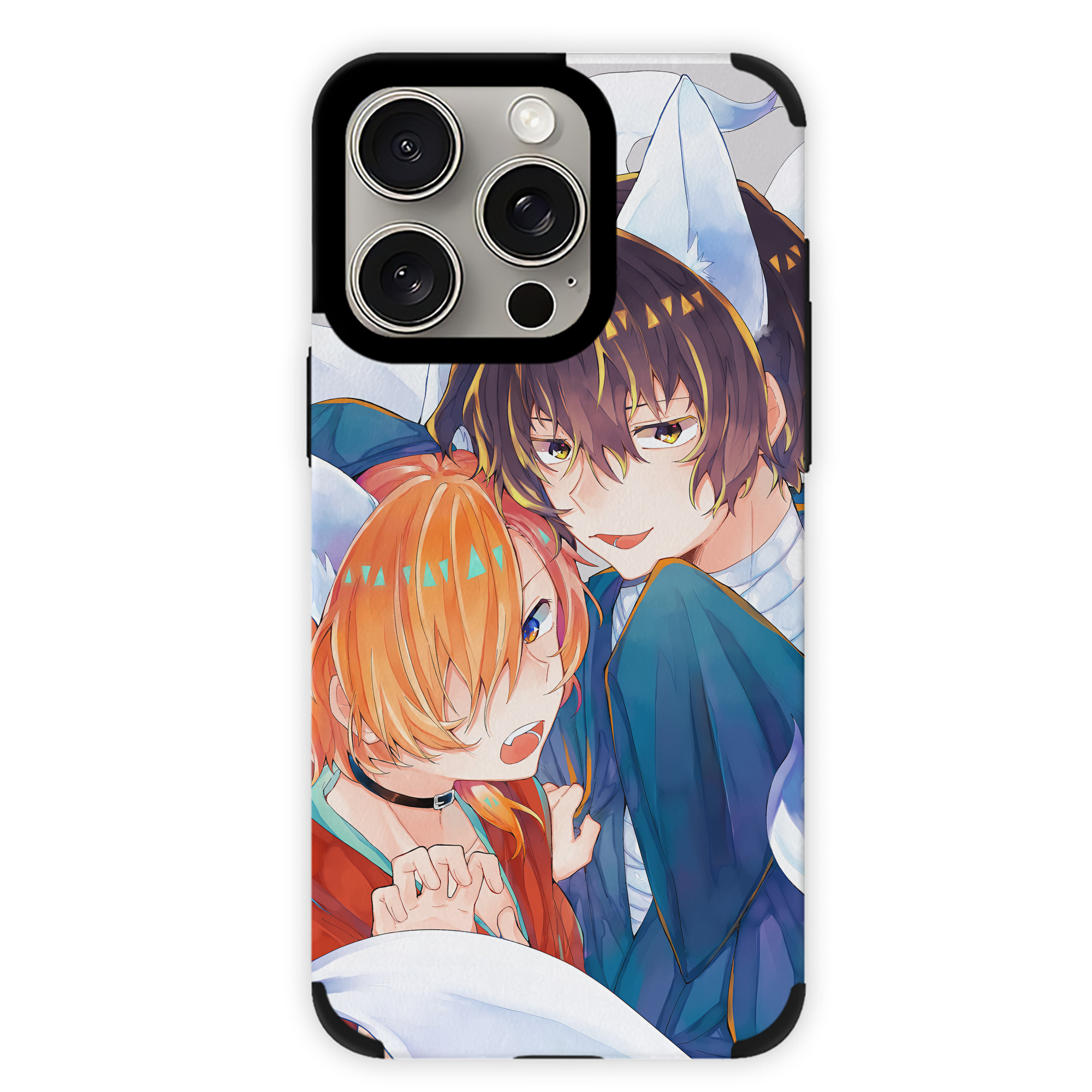 （画像用） 文豪ストレイドッグス Bungo Stray Dogs 【iPhone15ProMax対応】 PUレザー スマホケース 耐衝撃＆黄変防止