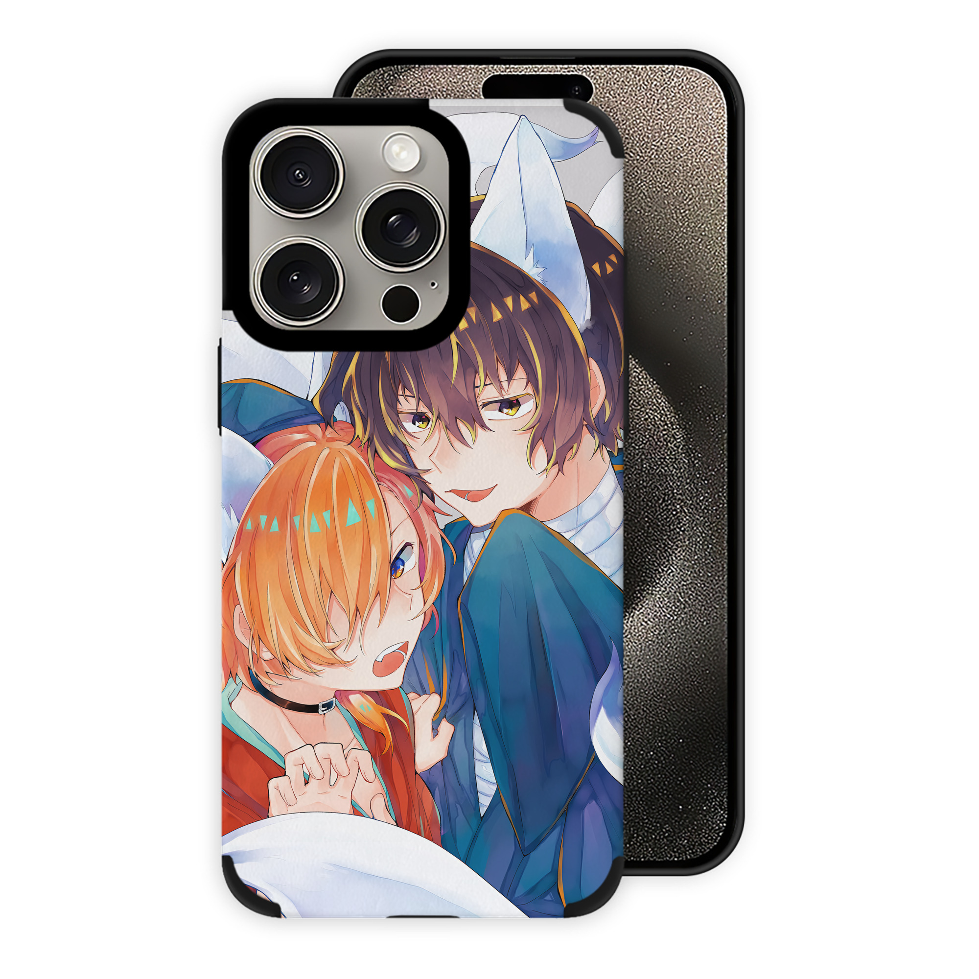 （画像用） 文豪ストレイドッグス Bungo Stray Dogs 【iPhone15ProMax対応】 PUレザー スマホケース 耐衝撃＆黄変防止