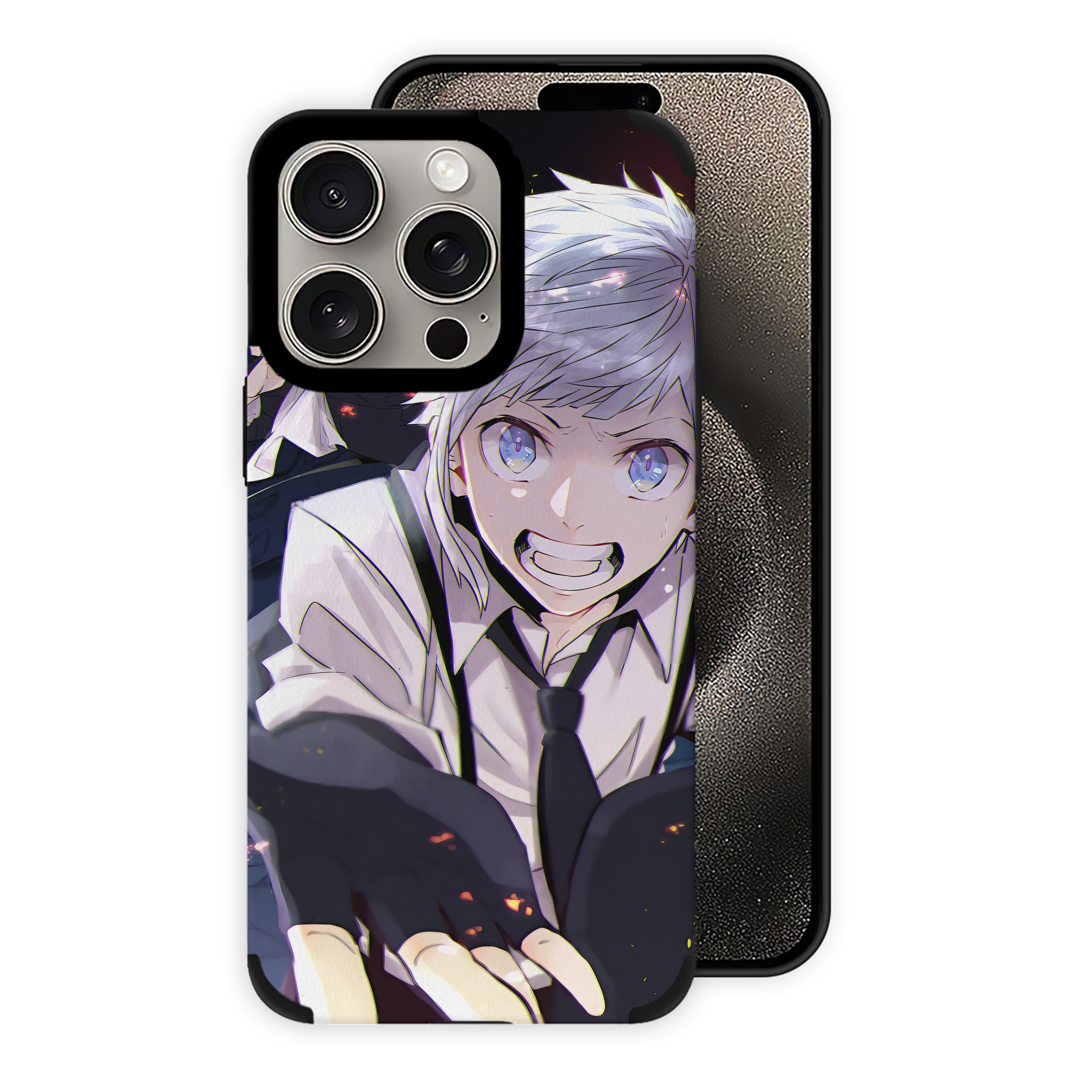 （画像用） 文豪ストレイドッグス Bungo Stray Dogs 【iPhone15ProMax対応】 PUレザー スマホケース 耐衝撃＆黄変防止