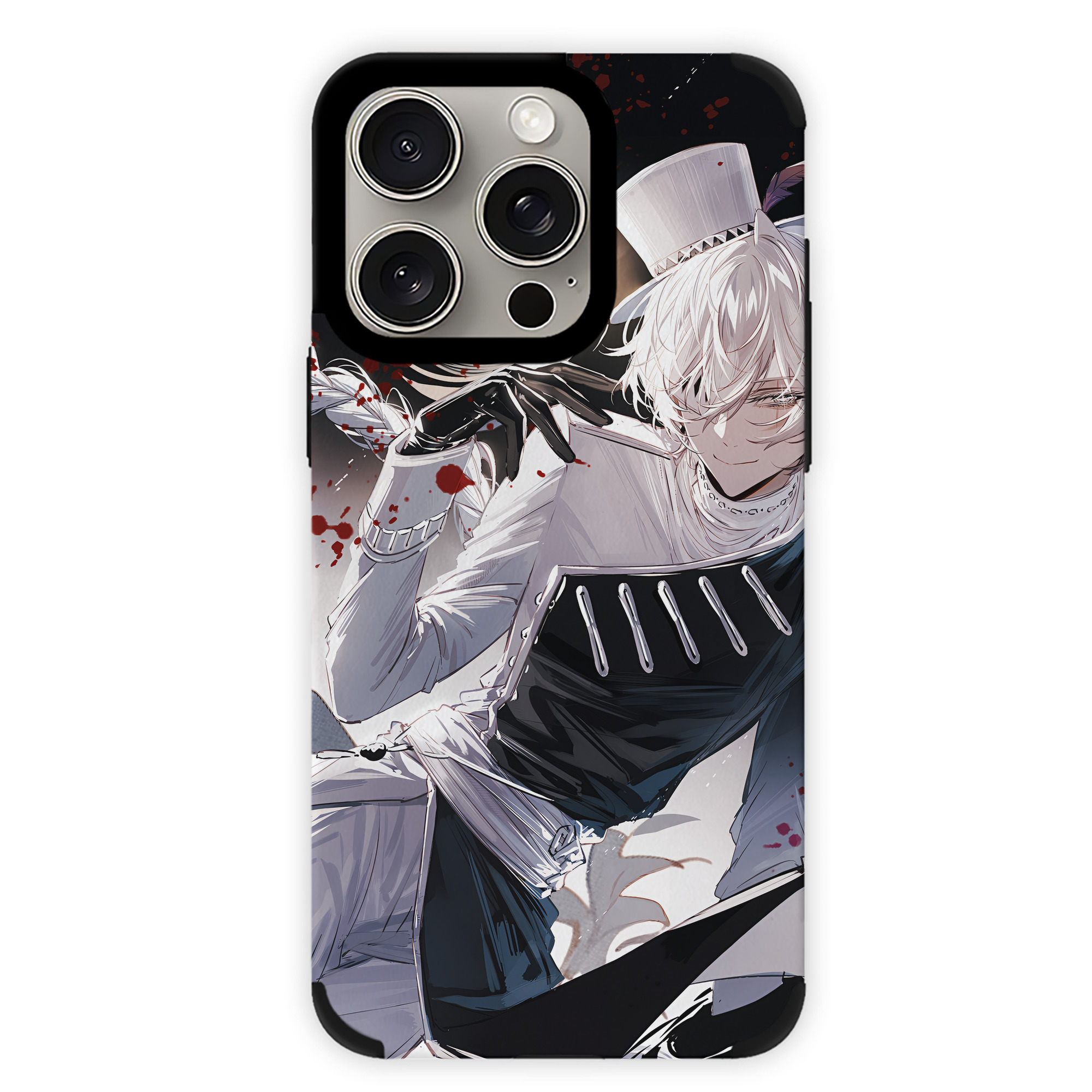 （画像用） 文豪ストレイドッグス Bungo Stray Dogs 【iPhone15ProMax対応】 PUレザー スマホケース 耐衝撃＆黄変防止