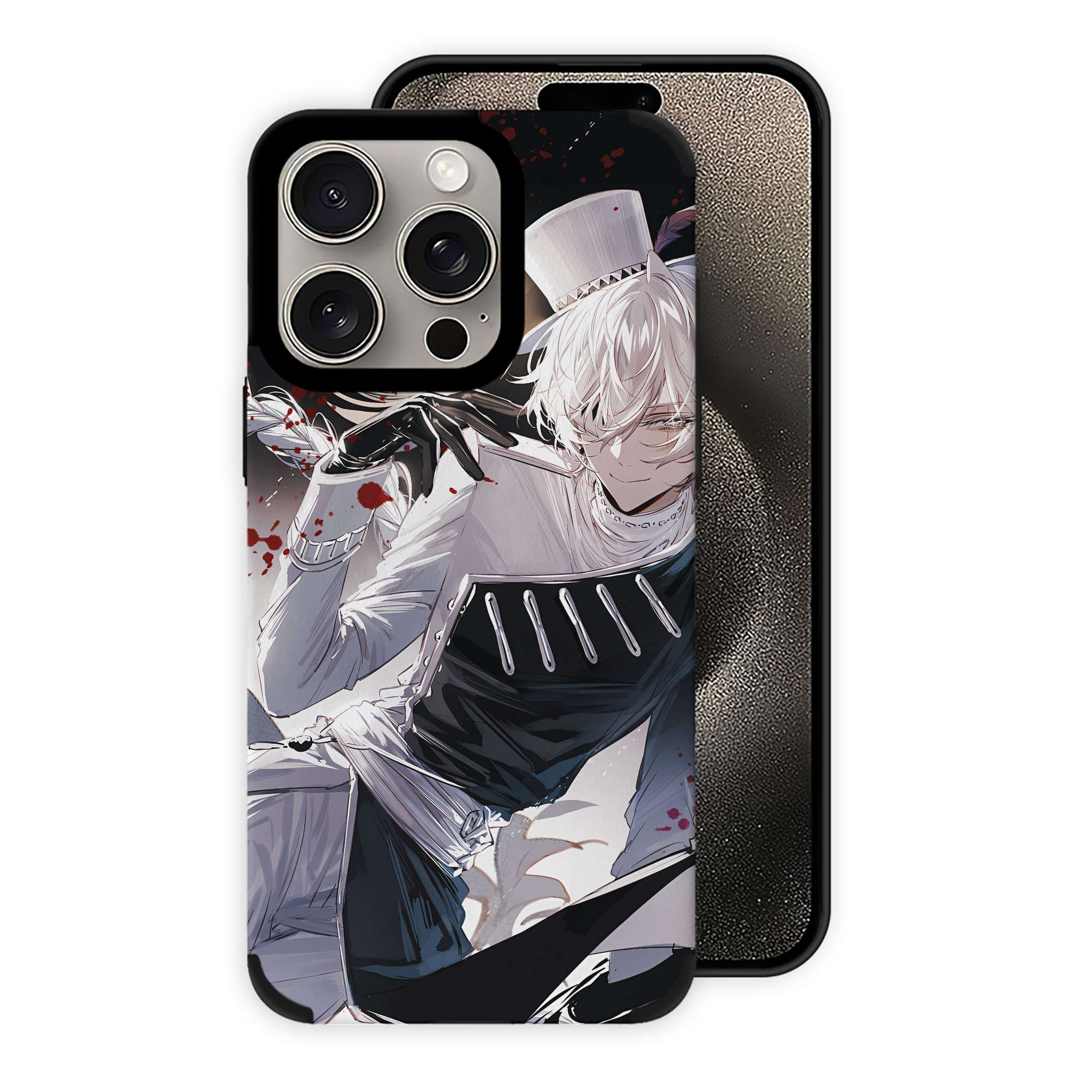 （画像用） 文豪ストレイドッグス Bungo Stray Dogs 【iPhone15ProMax対応】 PUレザー スマホケース 耐衝撃＆黄変防止