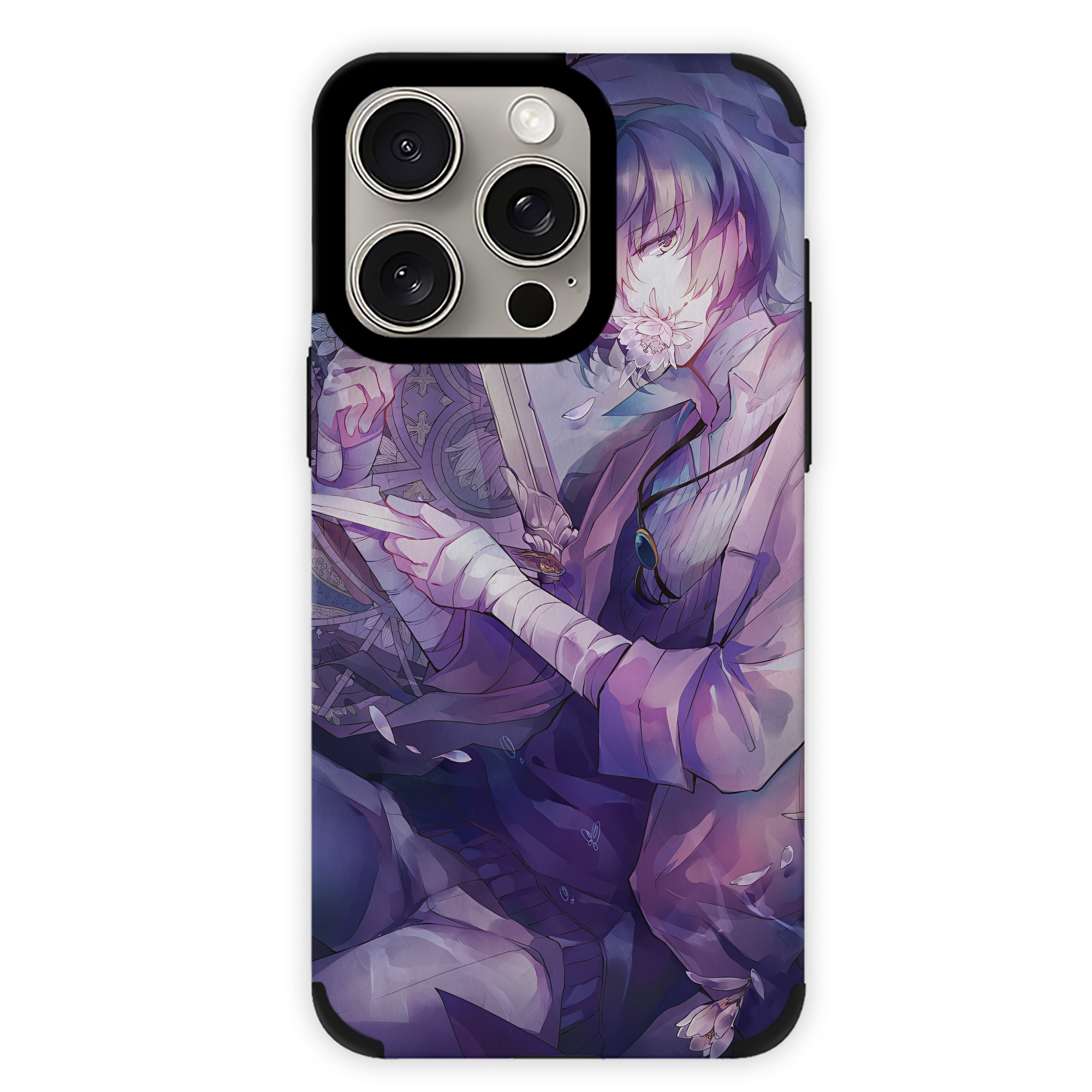 （画像用） 文豪ストレイドッグス Bungo Stray Dogs 【iPhone15ProMax対応】 PUレザー スマホケース 耐衝撃＆黄変防止