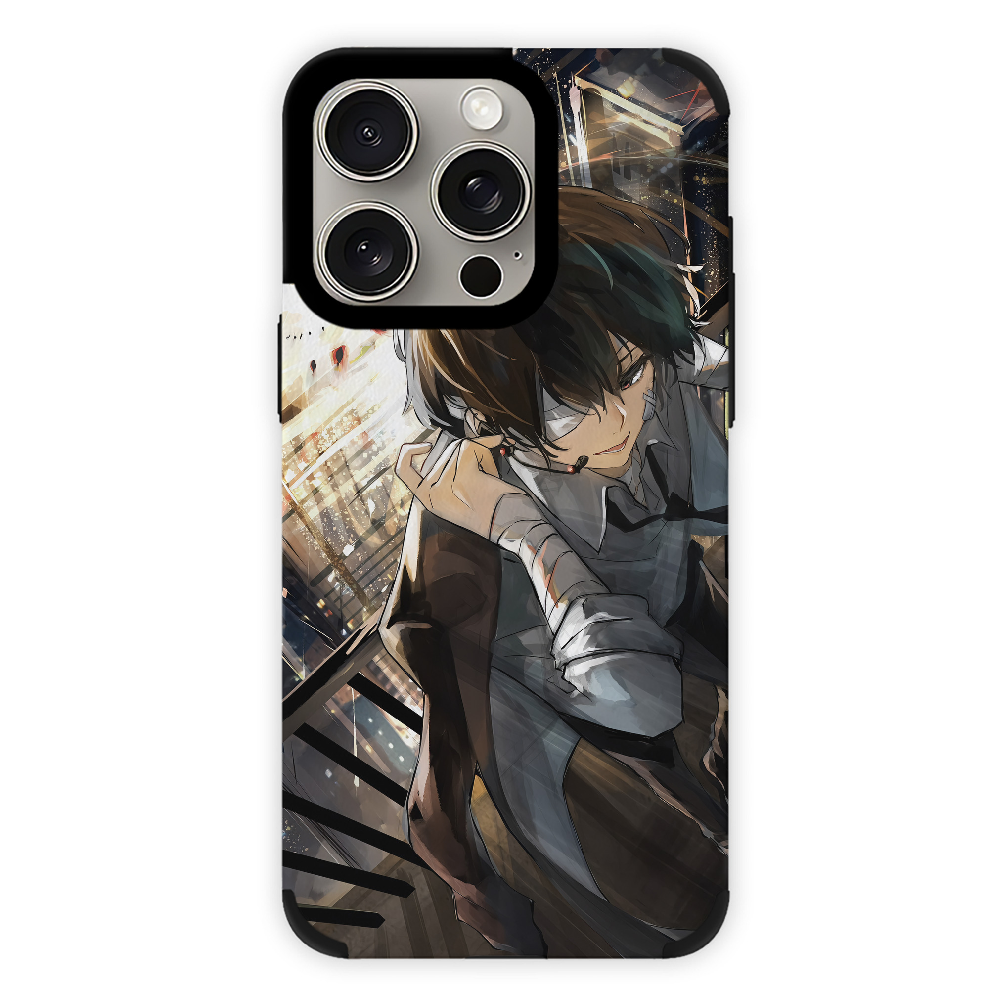 （画像用） 文豪ストレイドッグス Bungo Stray Dogs 【iPhone15ProMax対応】 PUレザー スマホケース 耐衝撃＆黄変防止