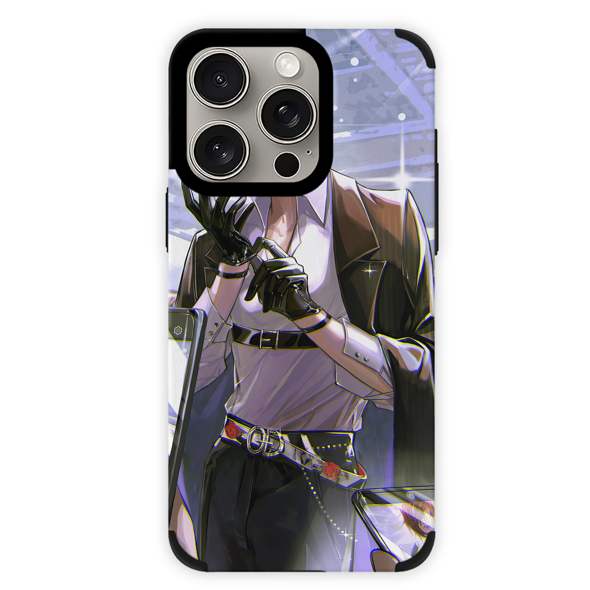 （画像用） 文豪ストレイドッグス Bungo Stray Dogs 【iPhone15ProMax対応】 PUレザー スマホケース 耐衝撃＆黄変防止