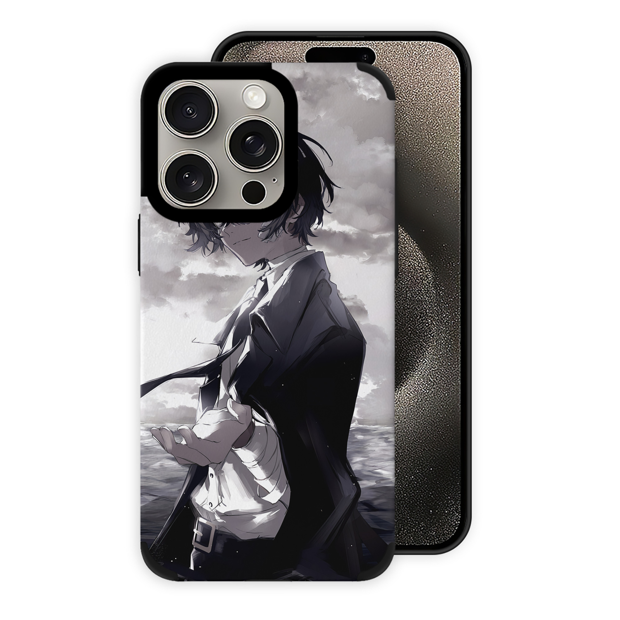 （画像用） 文豪ストレイドッグス Bungo Stray Dogs 【iPhone15ProMax対応】 PUレザー スマホケース 耐衝撃＆黄変防止