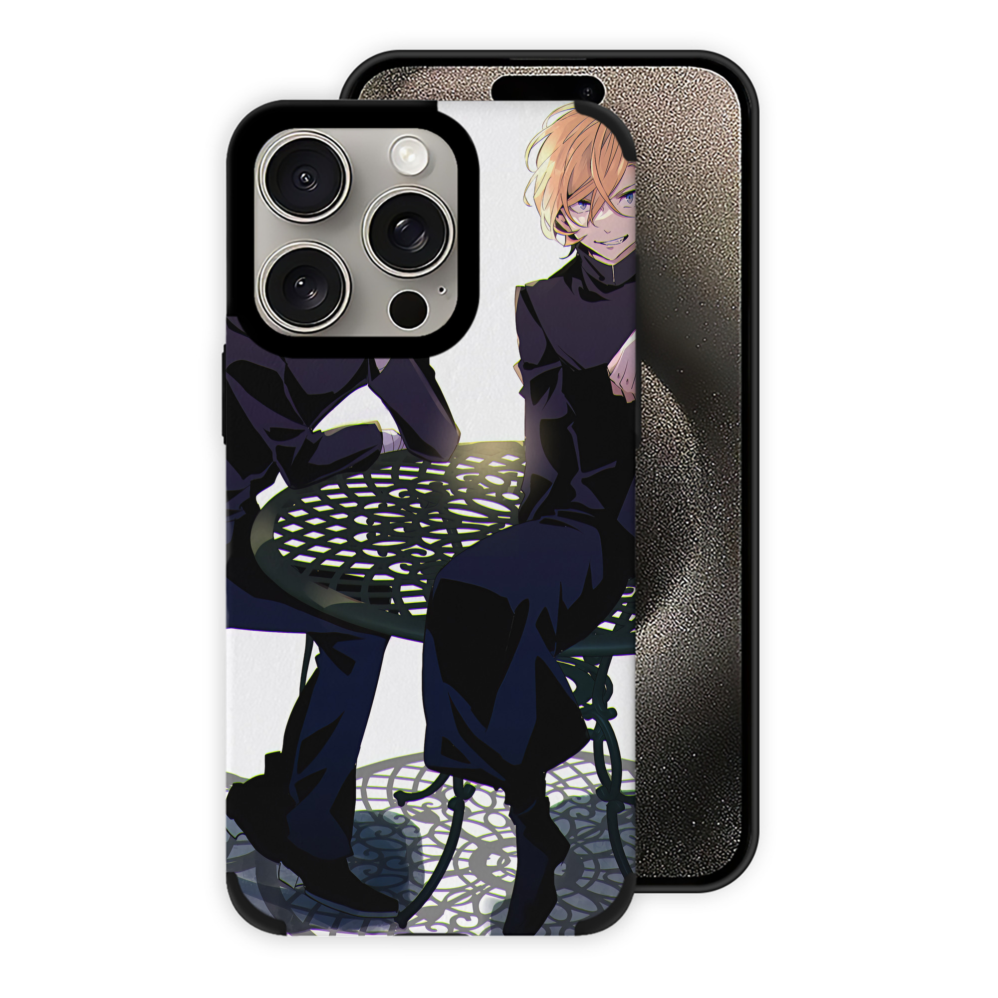 （画像用） 文豪ストレイドッグス Bungo Stray Dogs 【iPhone15ProMax対応】 PUレザー スマホケース 耐衝撃＆黄変防止