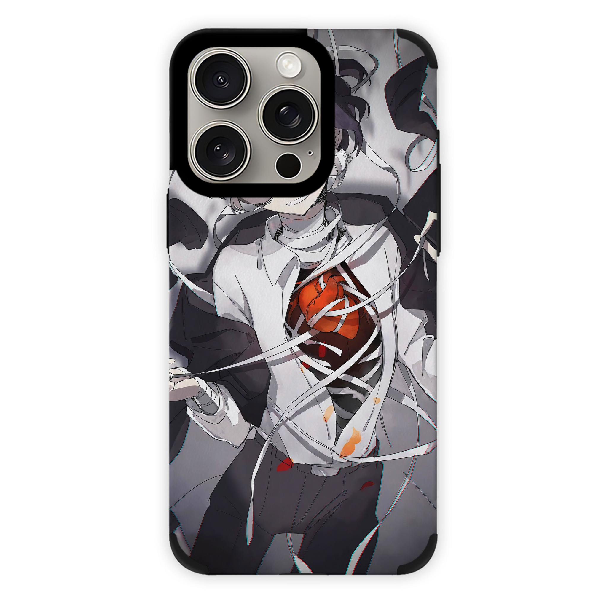 （画像用） 文豪ストレイドッグス Bungo Stray Dogs 【iPhone15ProMax対応】 PUレザー スマホケース 耐衝撃＆黄変防止