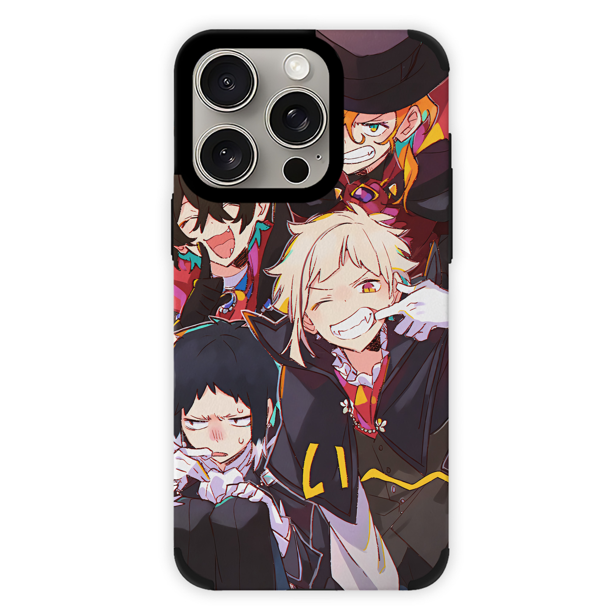 （画像用） 文豪ストレイドッグス Bungo Stray Dogs 【iPhone15ProMax対応】 PUレザー スマホケース 耐衝撃＆黄変防止