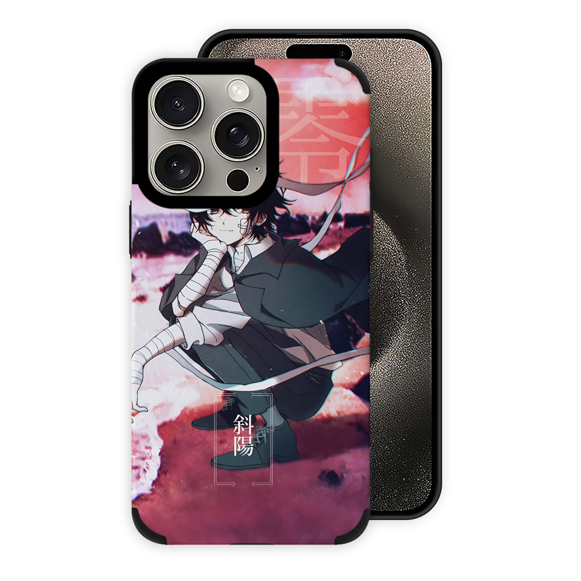 （画像用） 文豪ストレイドッグス Bungo Stray Dogs 【iPhone15ProMax対応】 PUレザー スマホケース 耐衝撃＆黄変防止