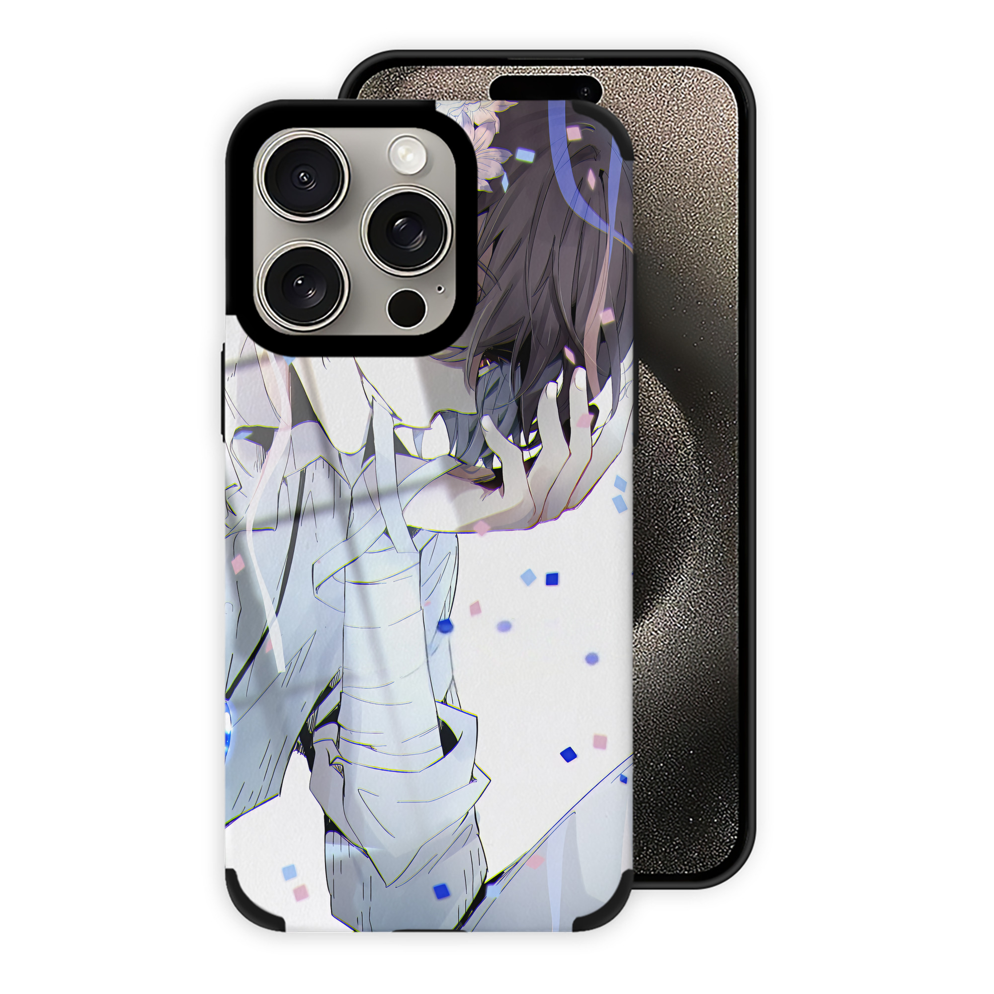 （画像用） 文豪ストレイドッグス Bungo Stray Dogs 【iPhone15ProMax対応】 PUレザー スマホケース 耐衝撃＆黄変防止