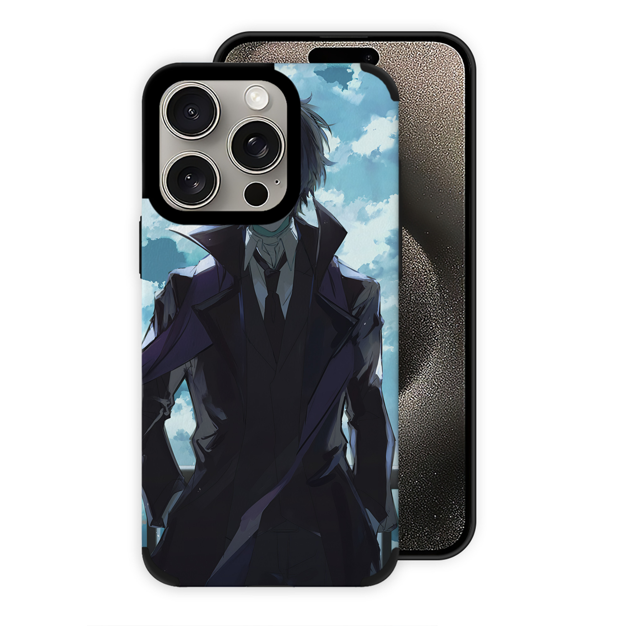 （画像用） 文豪ストレイドッグス Bungo Stray Dogs 【iPhone15ProMax対応】 PUレザー スマホケース 耐衝撃＆黄変防止