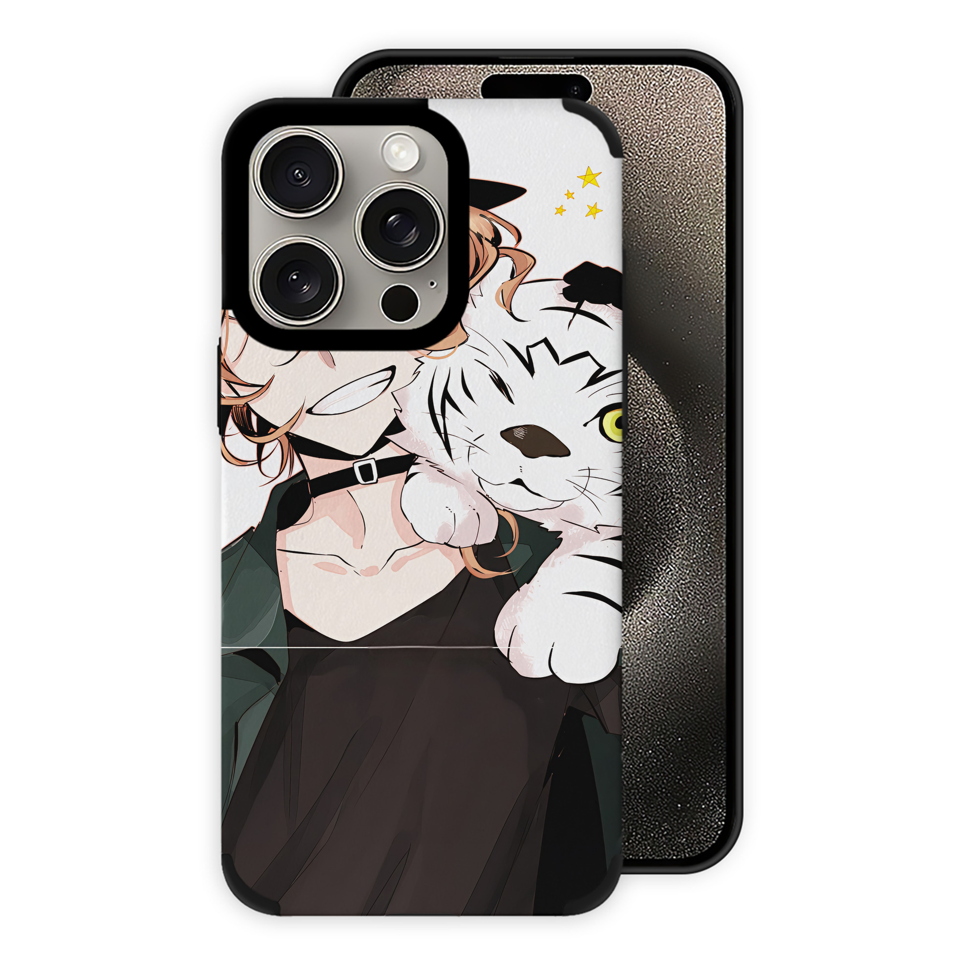 （画像用） 文豪ストレイドッグス Bungo Stray Dogs 【iPhone15ProMax対応】 PUレザー スマホケース 耐衝撃＆黄変防止