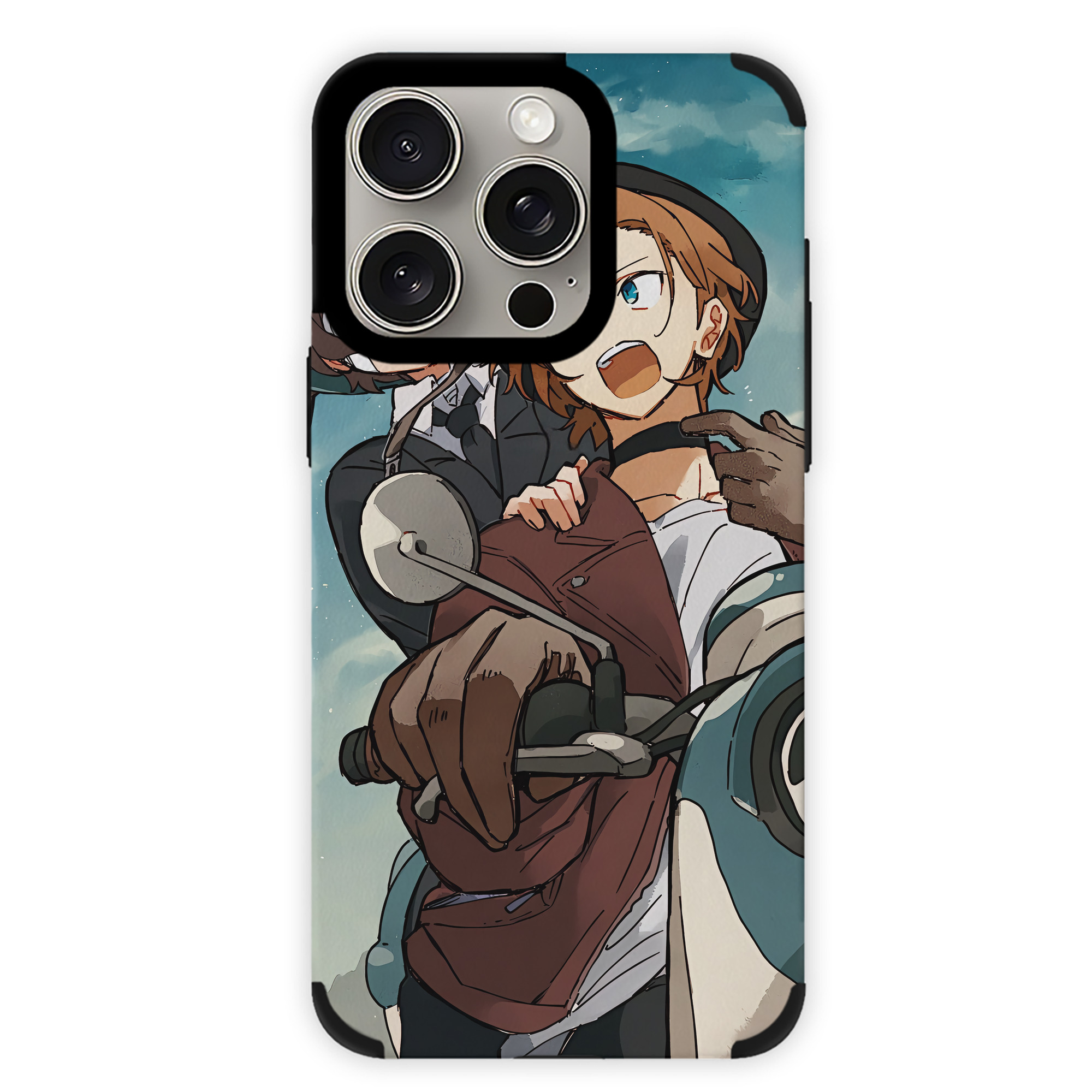（画像用） 文豪ストレイドッグス Bungo Stray Dogs 【iPhone15ProMax対応】 PUレザー スマホケース 耐衝撃＆黄変防止