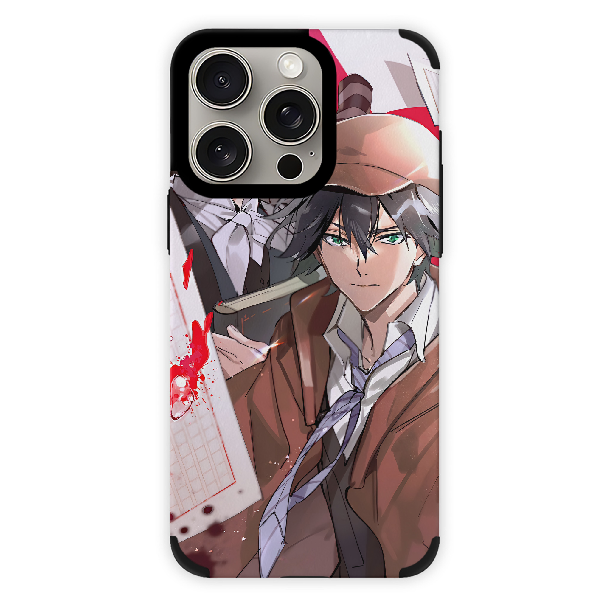 （画像用） 文豪ストレイドッグス Bungo Stray Dogs 【iPhone15ProMax対応】 PUレザー スマホケース 耐衝撃＆黄変防止