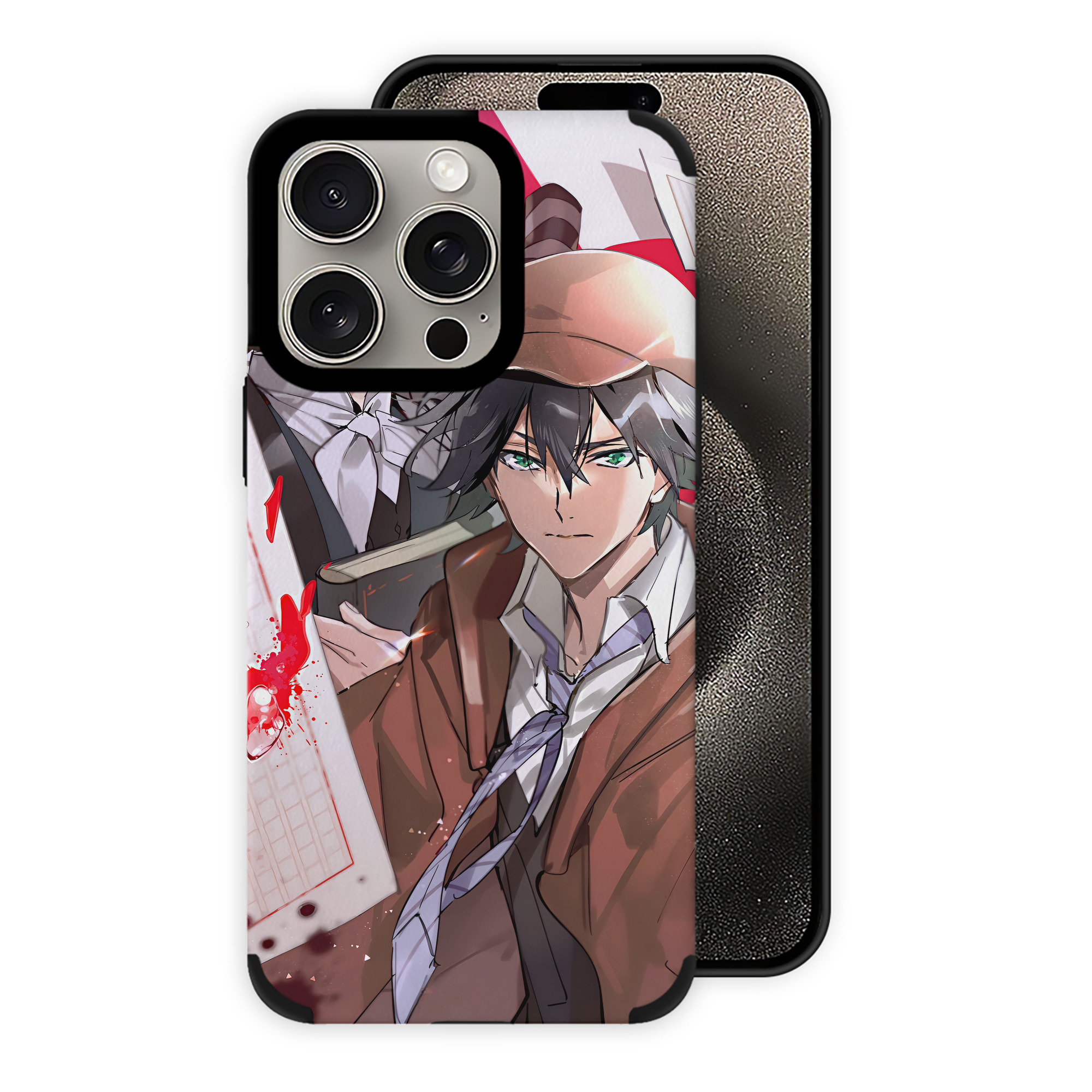 （画像用） 文豪ストレイドッグス Bungo Stray Dogs 【iPhone15ProMax対応】 PUレザー スマホケース 耐衝撃＆黄変防止