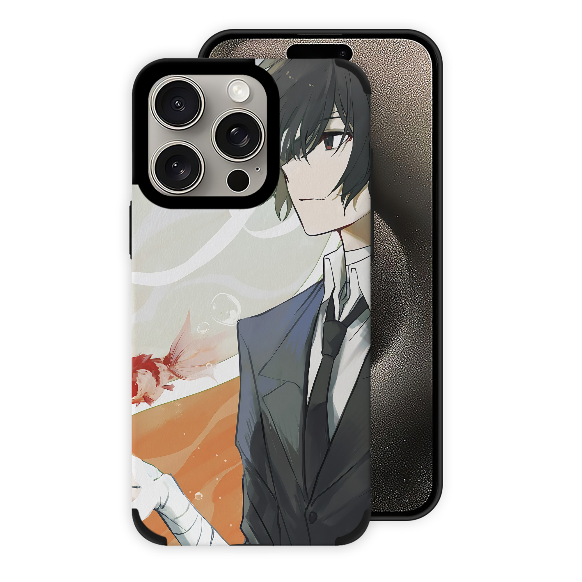 （画像用） 文豪ストレイドッグス Bungo Stray Dogs 【iPhone15ProMax対応】 PUレザー スマホケース 耐衝撃＆黄変防止