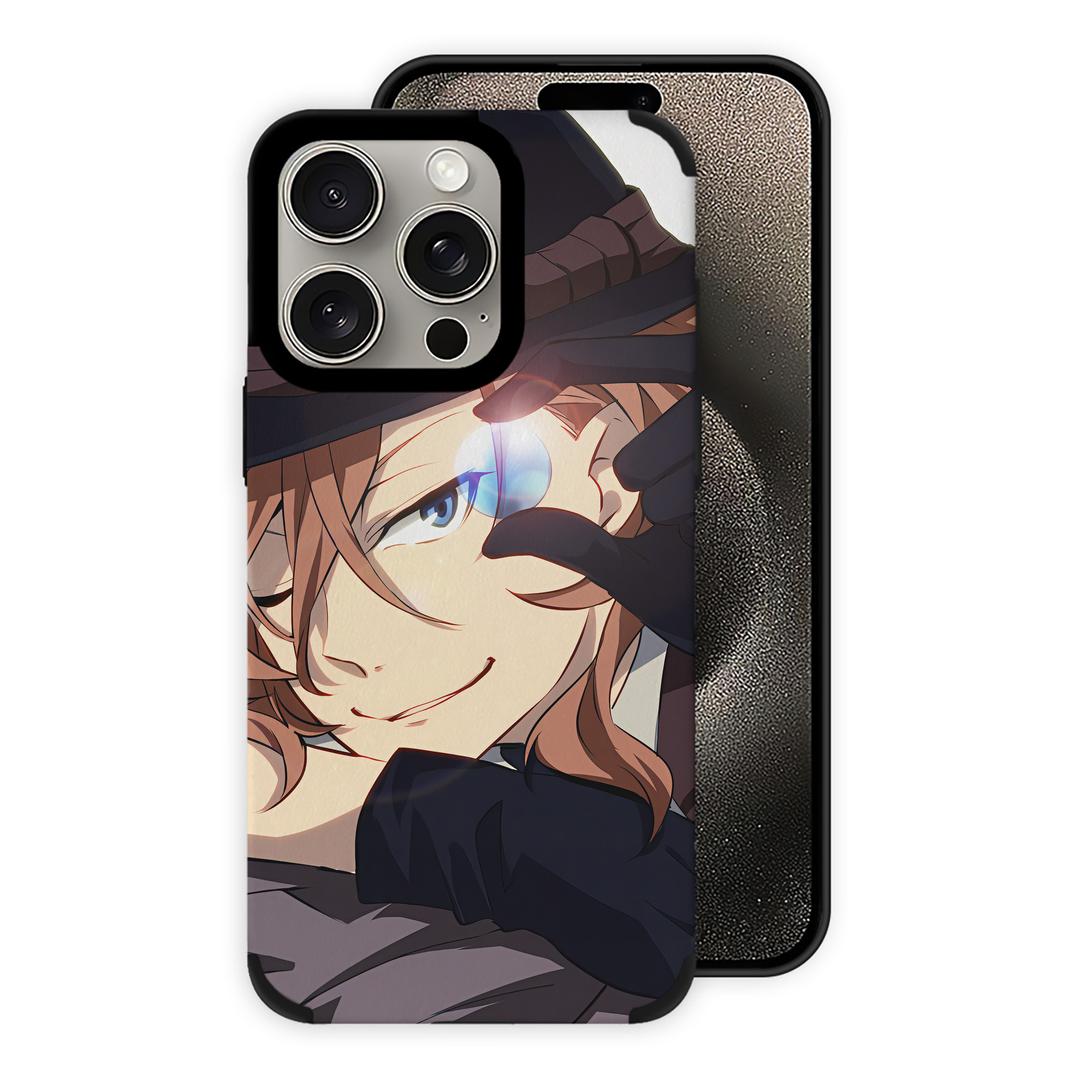 （画像用） 文豪ストレイドッグス Bungo Stray Dogs 【iPhone15ProMax対応】 PUレザー スマホケース 耐衝撃＆黄変防止