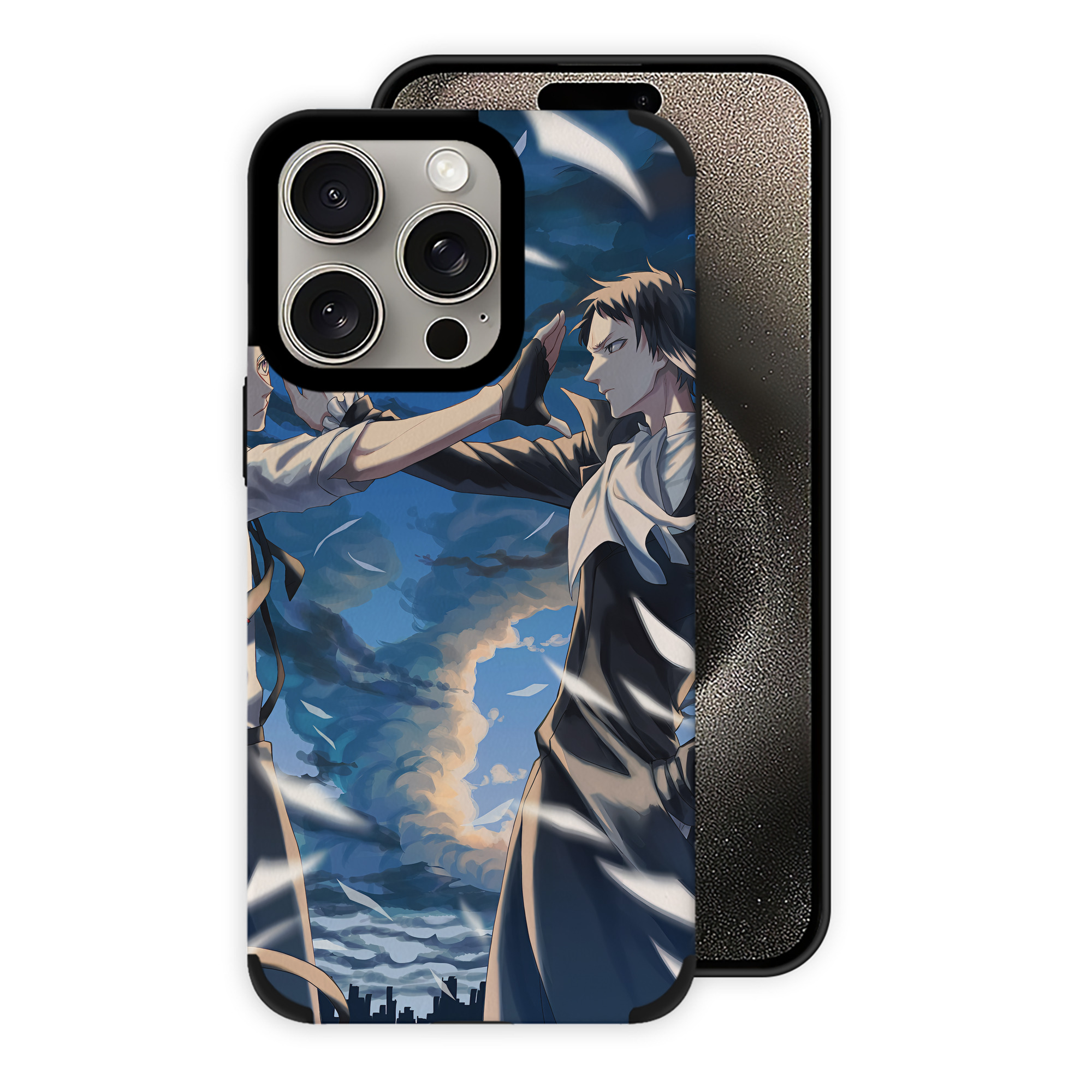 （画像用） 文豪ストレイドッグス Bungo Stray Dogs 【iPhone15ProMax対応】 PUレザー スマホケース 耐衝撃＆黄変防止