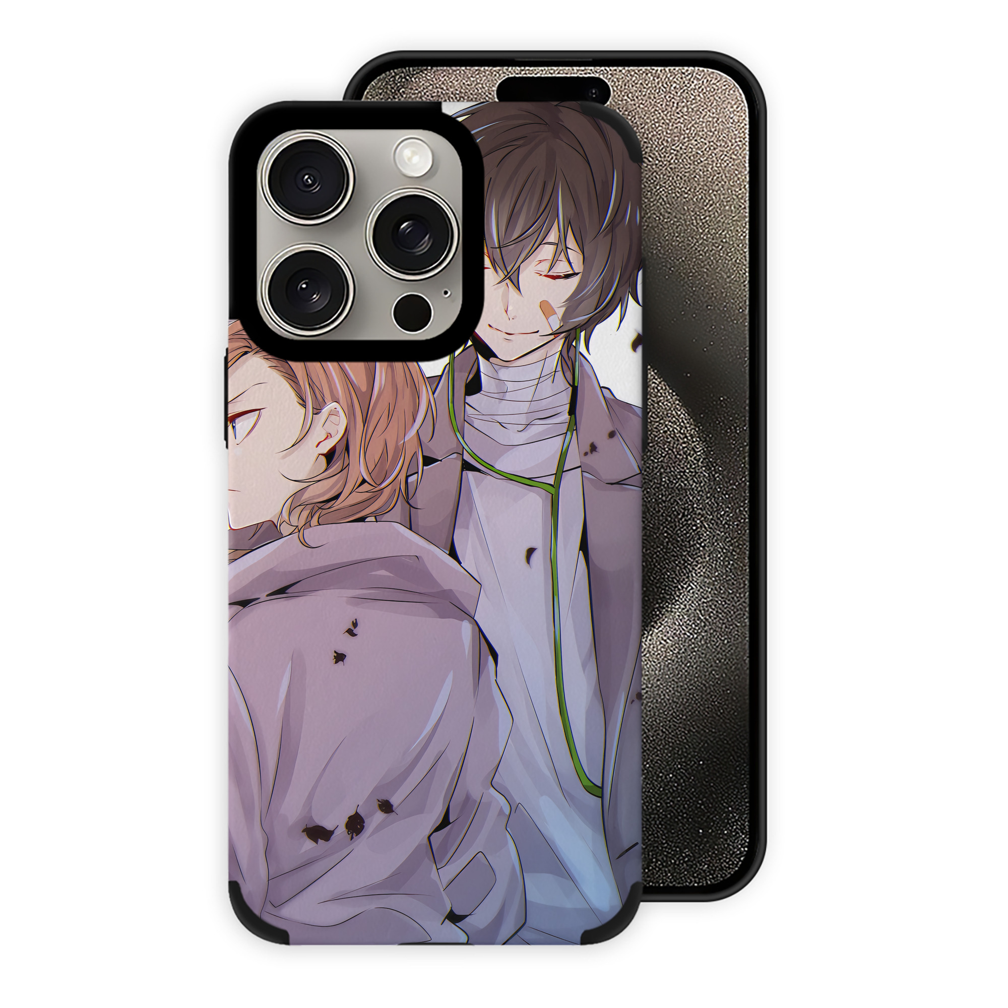 （画像用） 文豪ストレイドッグス Bungo Stray Dogs 【iPhone15ProMax対応】 PUレザー スマホケース 耐衝撃＆黄変防止