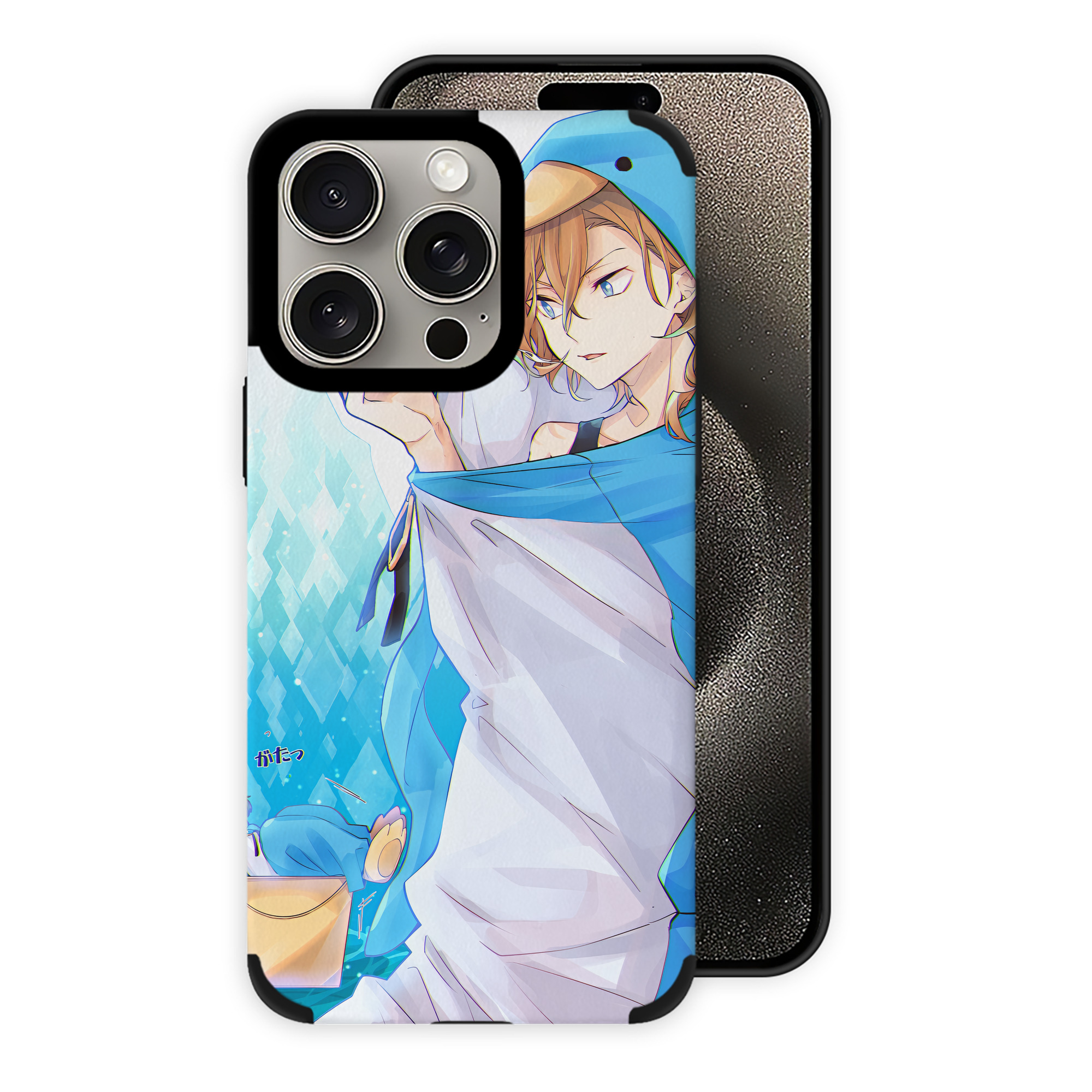 （画像用） 文豪ストレイドッグス Bungo Stray Dogs 【iPhone15ProMax対応】 PUレザー スマホケース 耐衝撃＆黄変防止