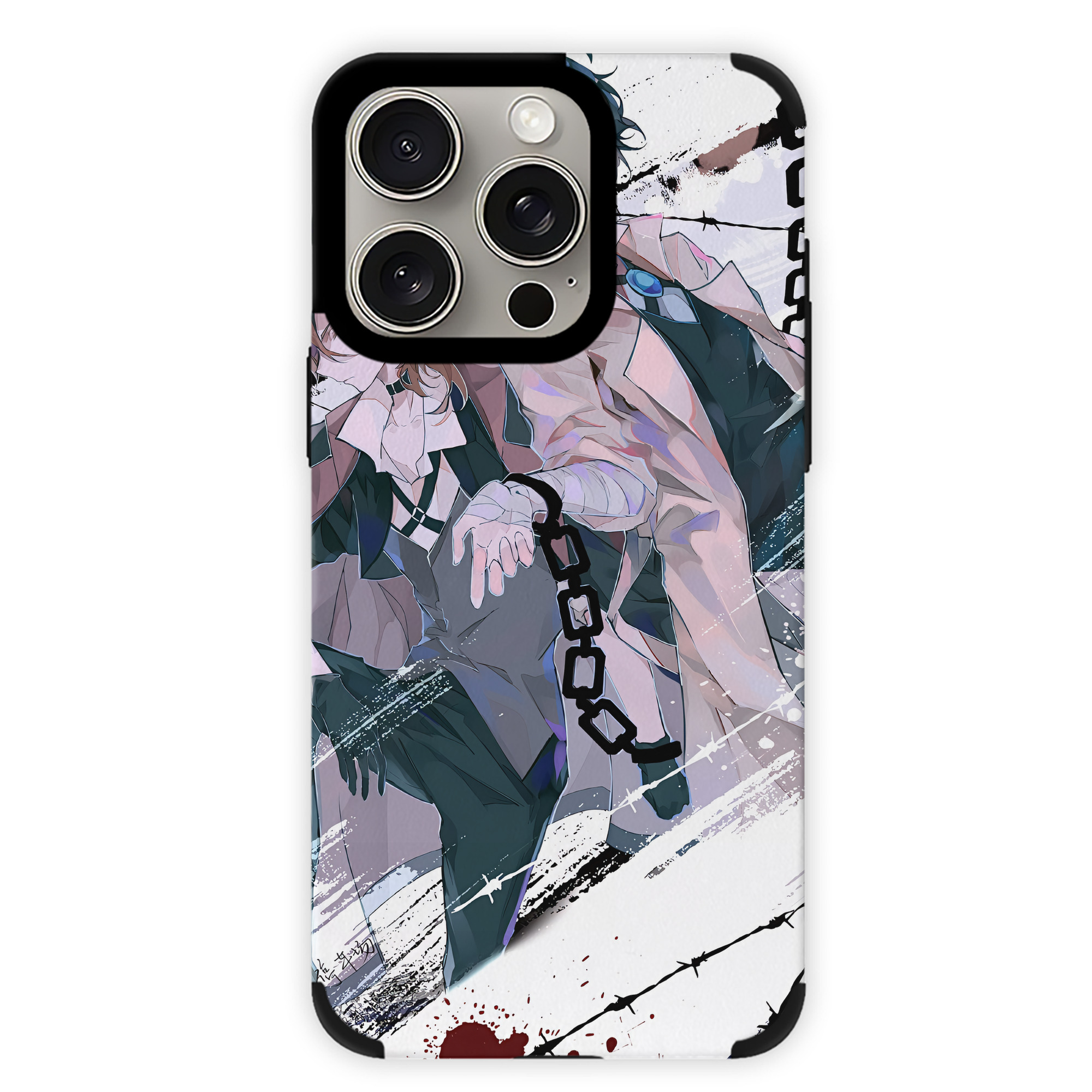 （画像用） 文豪ストレイドッグス Bungo Stray Dogs 【iPhone15ProMax対応】 PUレザー スマホケース 耐衝撃＆黄変防止