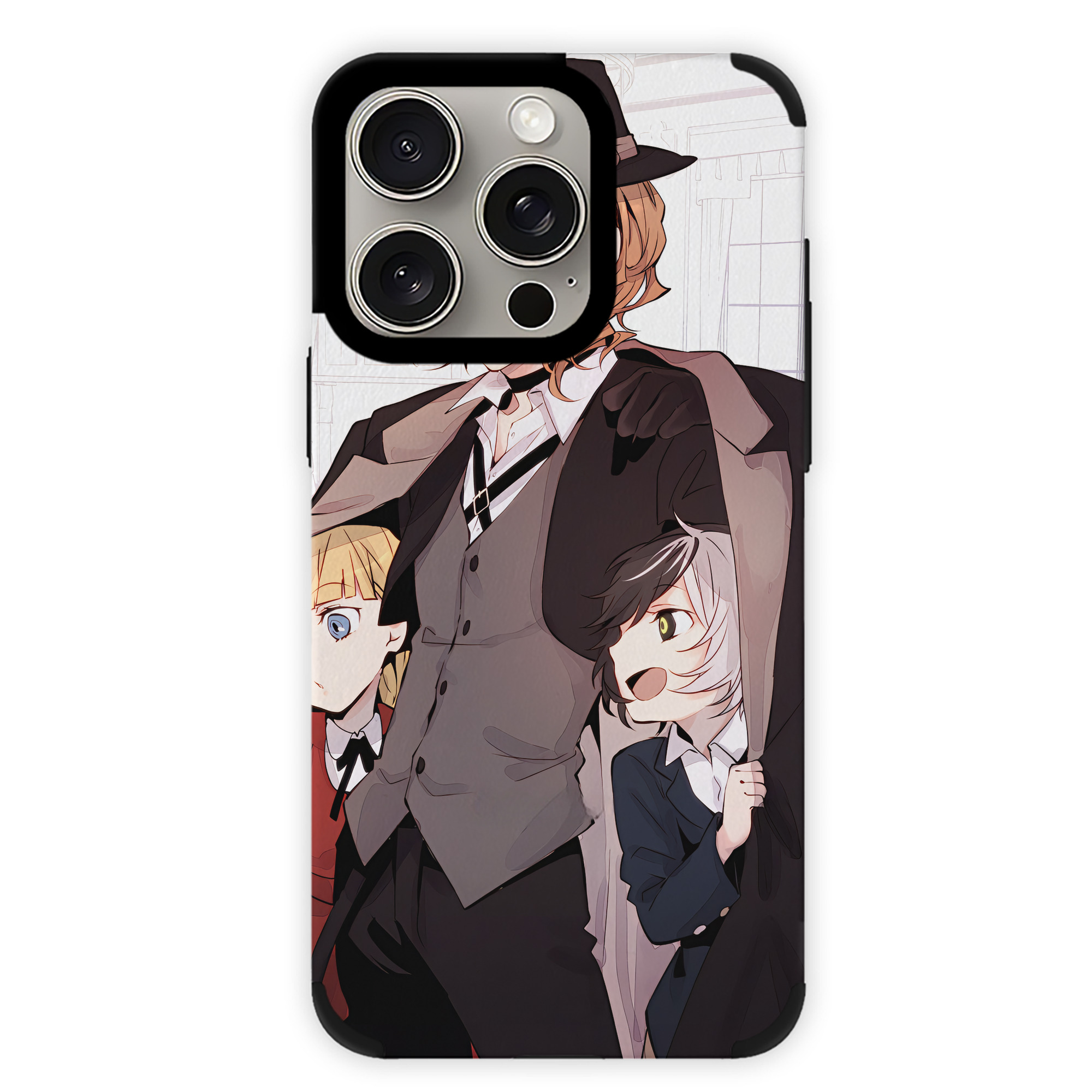 （画像用） 文豪ストレイドッグス Bungo Stray Dogs 【iPhone15ProMax対応】 PUレザー スマホケース 耐衝撃＆黄変防止