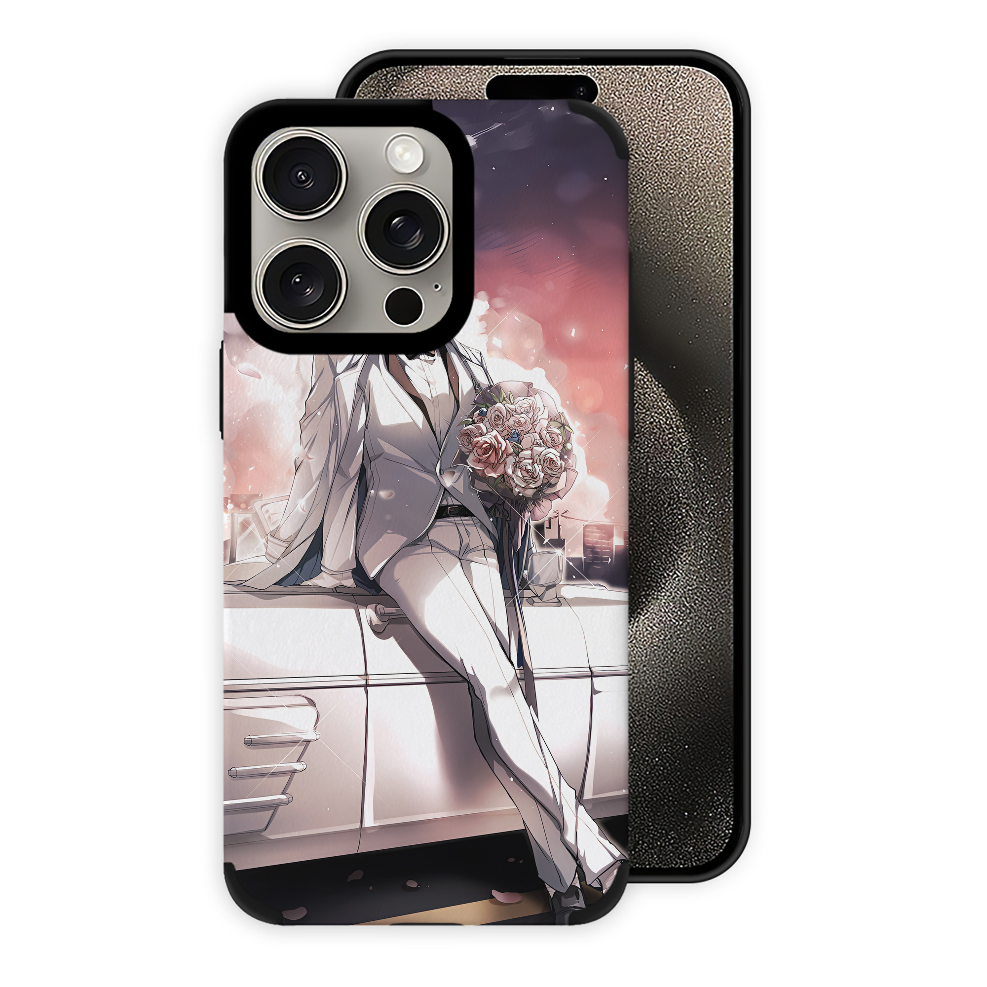 （画像用） 文豪ストレイドッグス Bungo Stray Dogs 【iPhone15ProMax対応】 PUレザー スマホケース 耐衝撃＆黄変防止