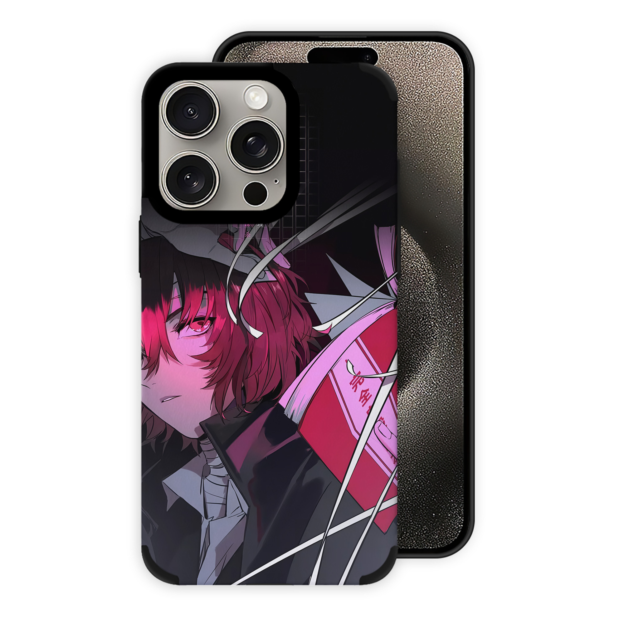 （画像用） 文豪ストレイドッグス Bungo Stray Dogs 【iPhone15ProMax対応】 PUレザー スマホケース 耐衝撃＆黄変防止