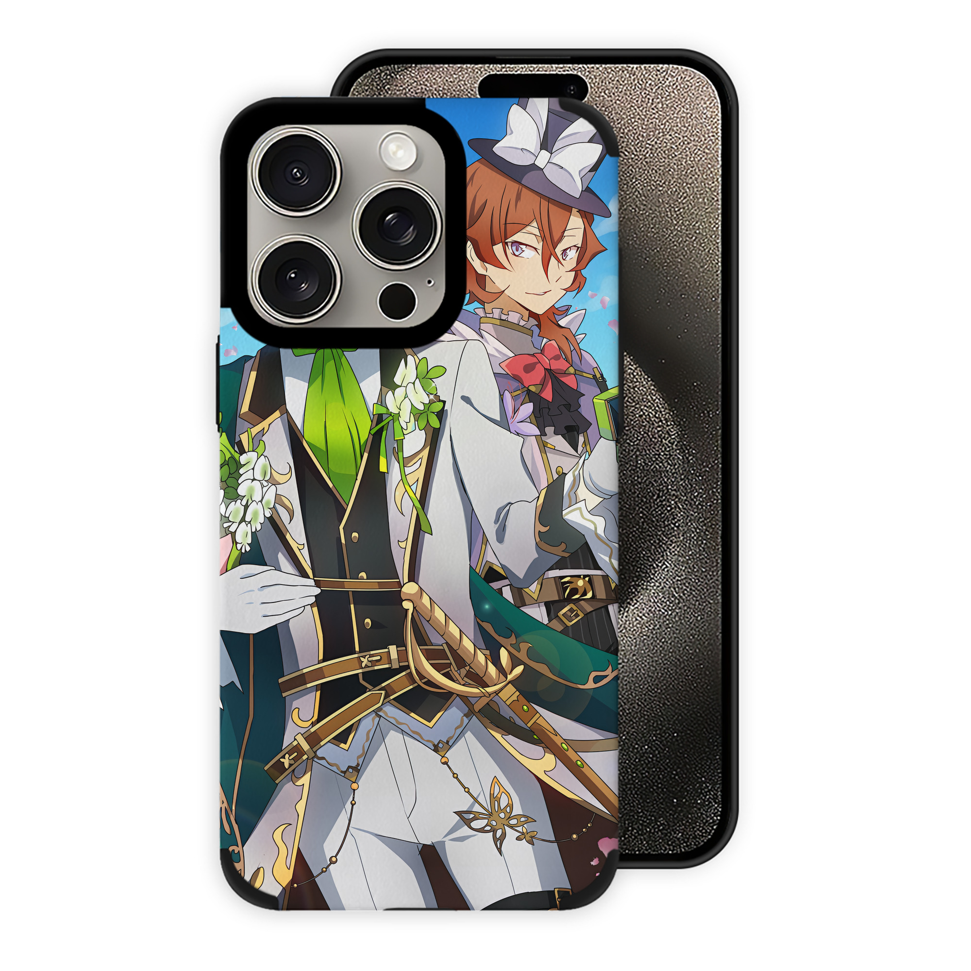 （画像用） 文豪ストレイドッグス Bungo Stray Dogs 【iPhone15ProMax対応】 PUレザー スマホケース 耐衝撃＆黄変防止