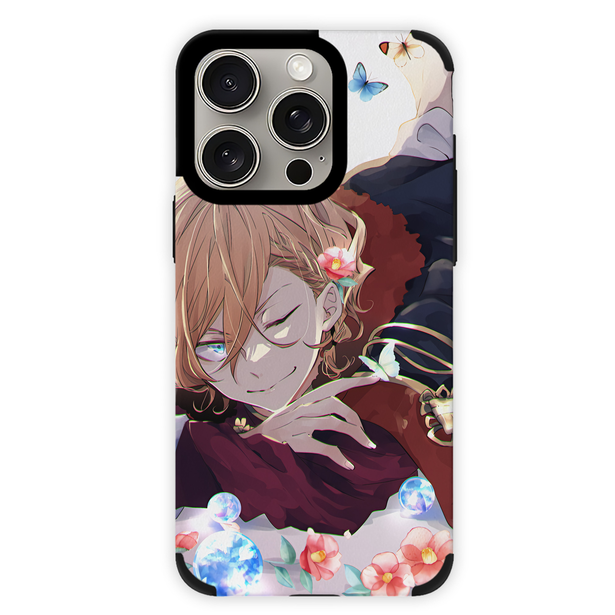 （画像用） 文豪ストレイドッグス Bungo Stray Dogs 【iPhone15ProMax対応】 PUレザー スマホケース 耐衝撃＆黄変防止