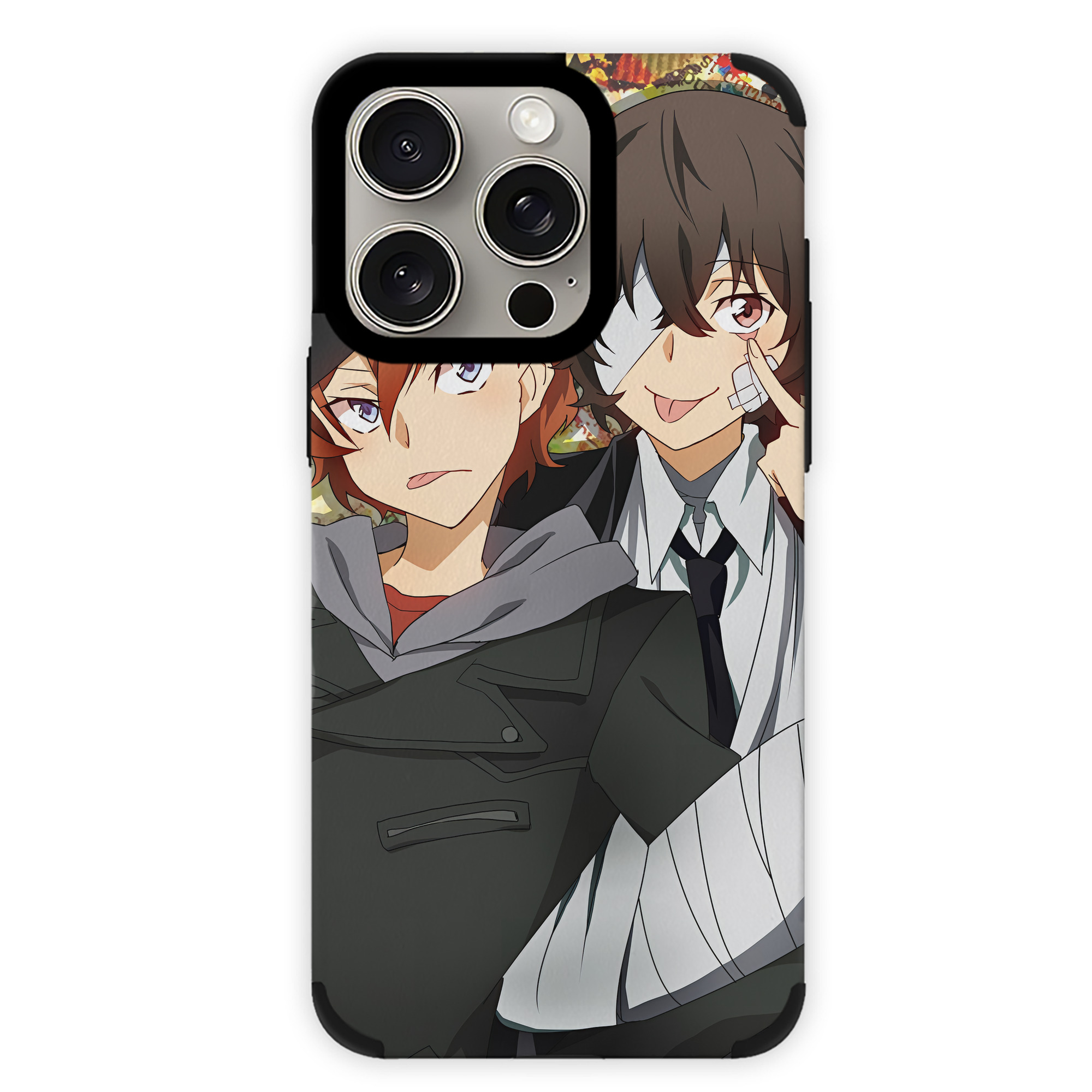（画像用） 文豪ストレイドッグス Bungo Stray Dogs 【iPhone15ProMax対応】 PUレザー スマホケース 耐衝撃＆黄変防止