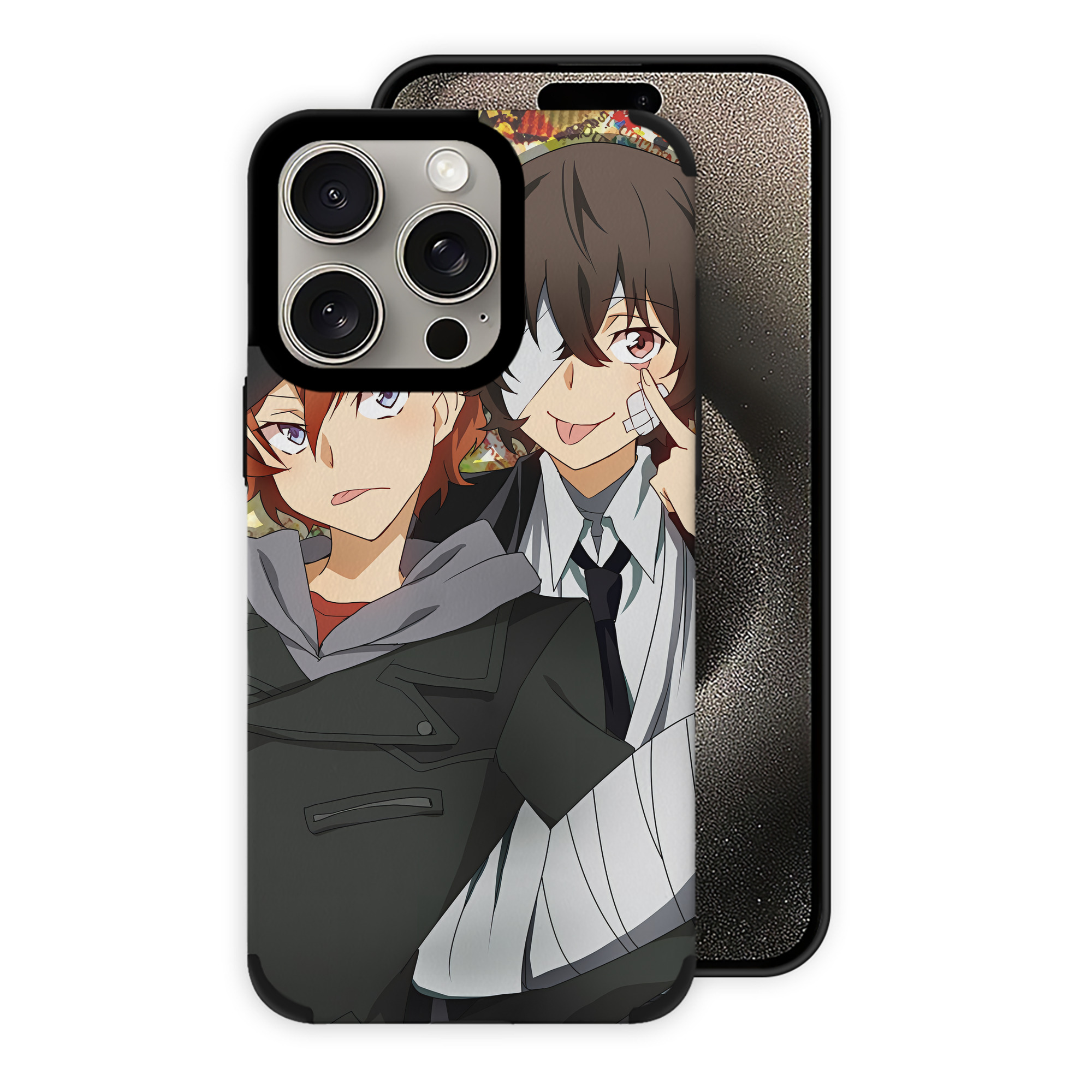 （画像用） 文豪ストレイドッグス Bungo Stray Dogs 【iPhone15ProMax対応】 PUレザー スマホケース 耐衝撃＆黄変防止