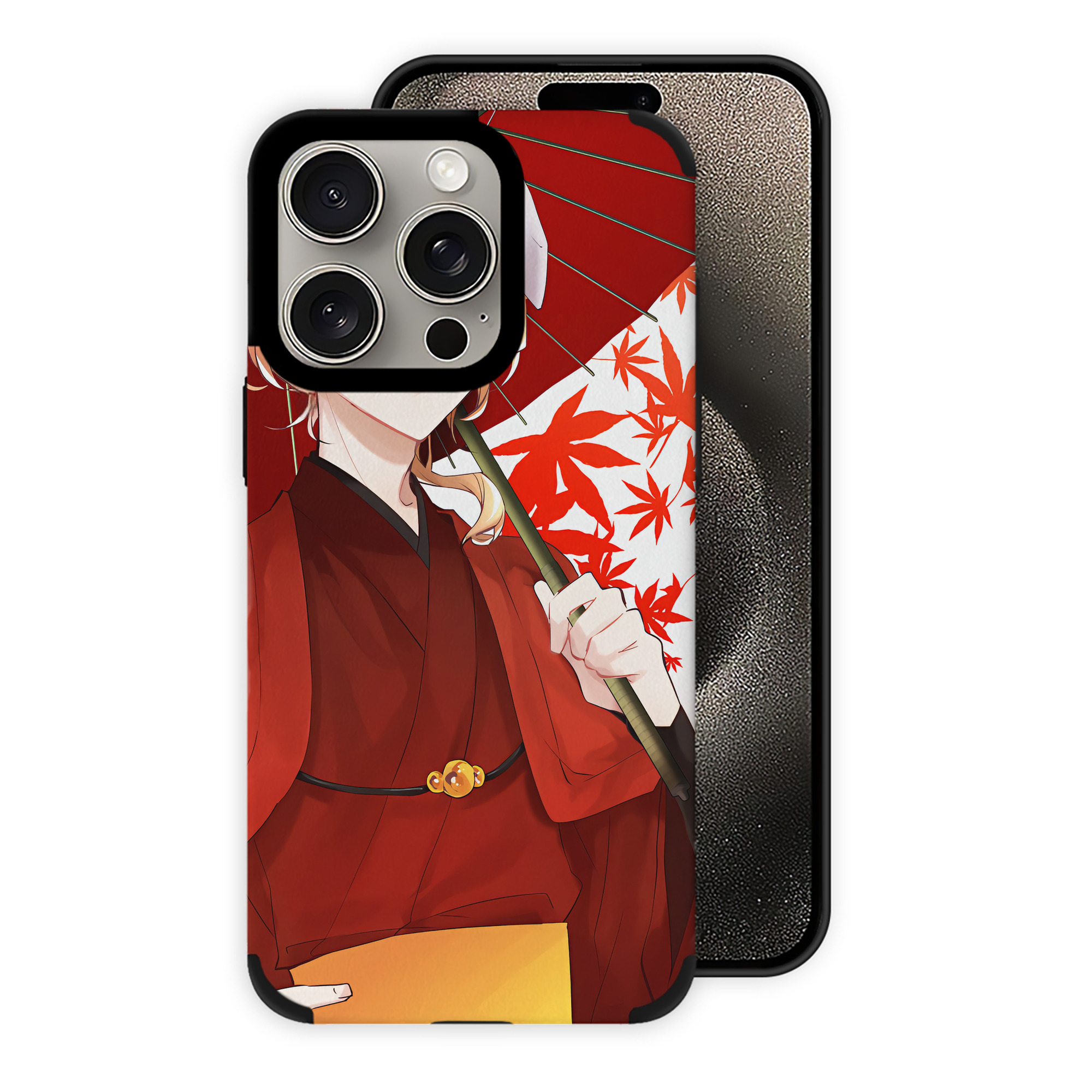 （画像用） 文豪ストレイドッグス Bungo Stray Dogs 【iPhone15ProMax対応】 PUレザー スマホケース 耐衝撃＆黄変防止