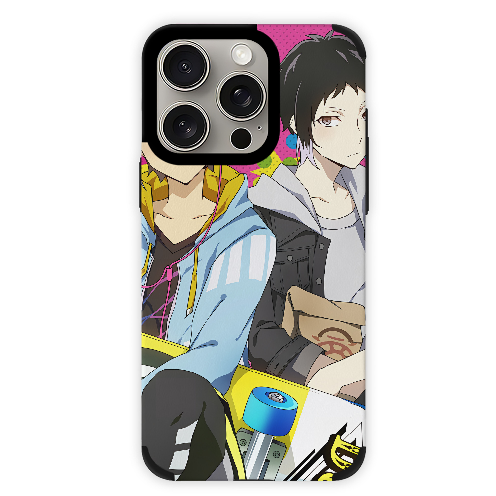 （画像用） 文豪ストレイドッグス Bungo Stray Dogs 【iPhone15ProMax対応】 PUレザー スマホケース 耐衝撃＆黄変防止
