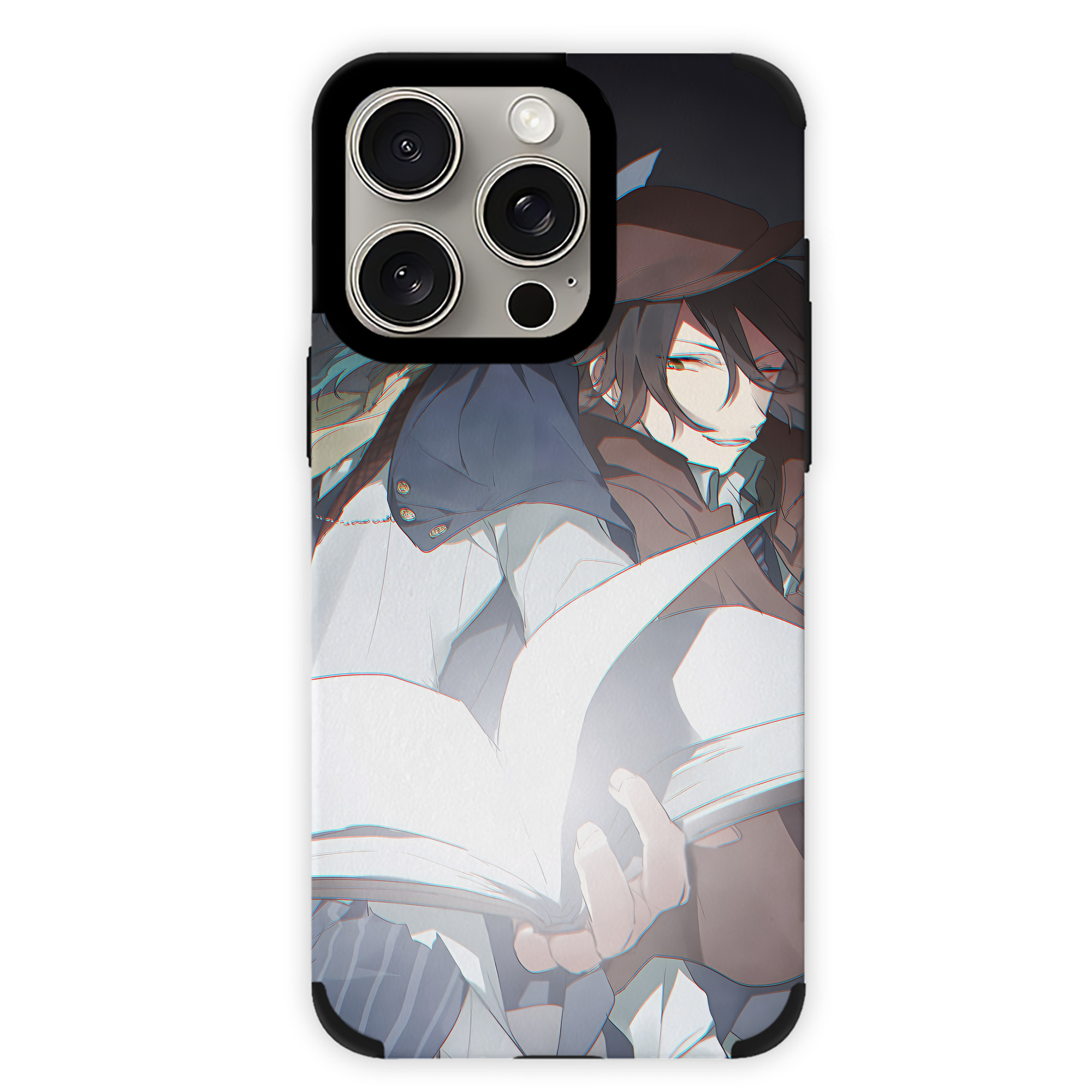 （画像用） 文豪ストレイドッグス Bungo Stray Dogs 【iPhone15ProMax対応】 PUレザー スマホケース 耐衝撃＆黄変防止