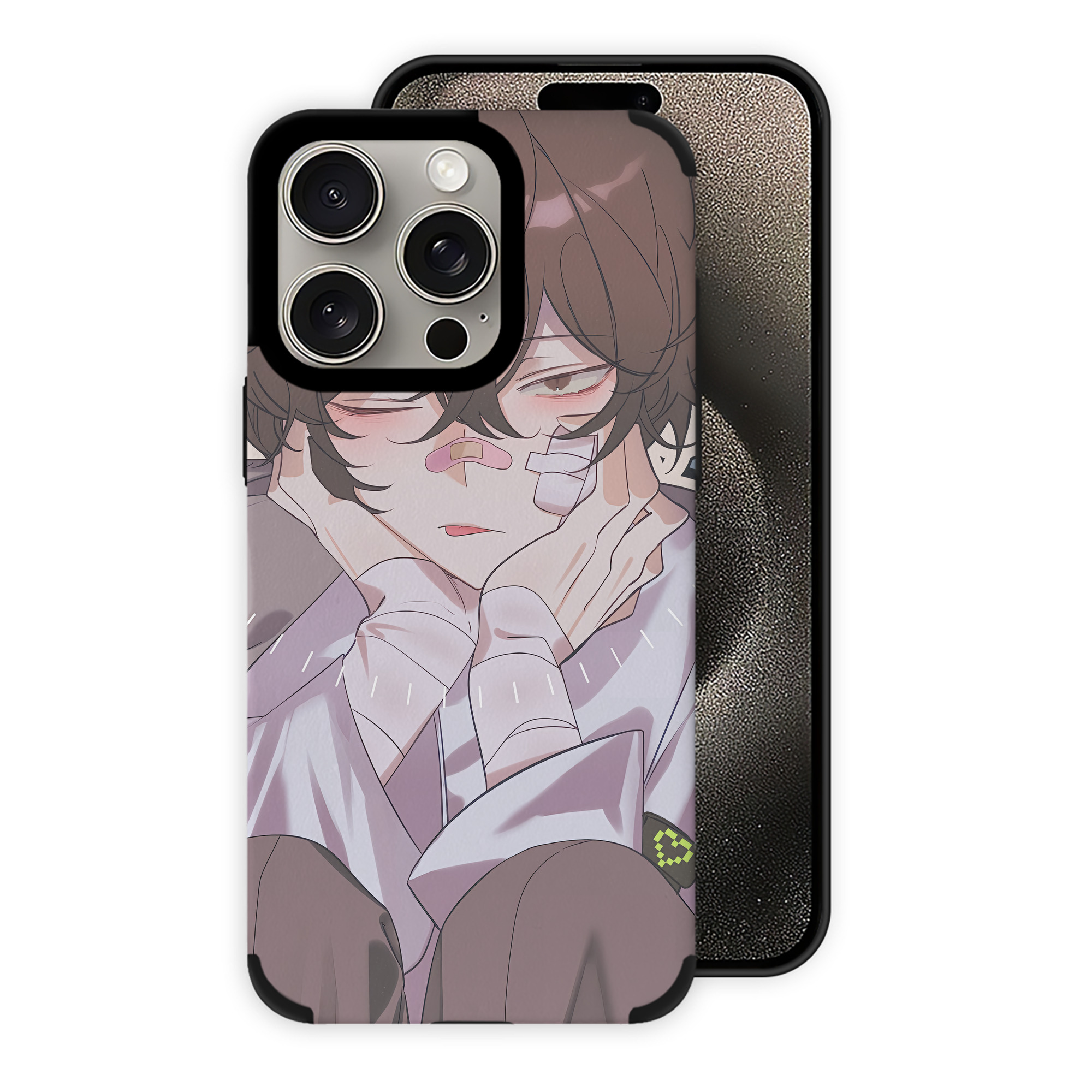 （画像用） 文豪ストレイドッグス Bungo Stray Dogs 【iPhone15ProMax対応】 PUレザー スマホケース 耐衝撃＆黄変防止