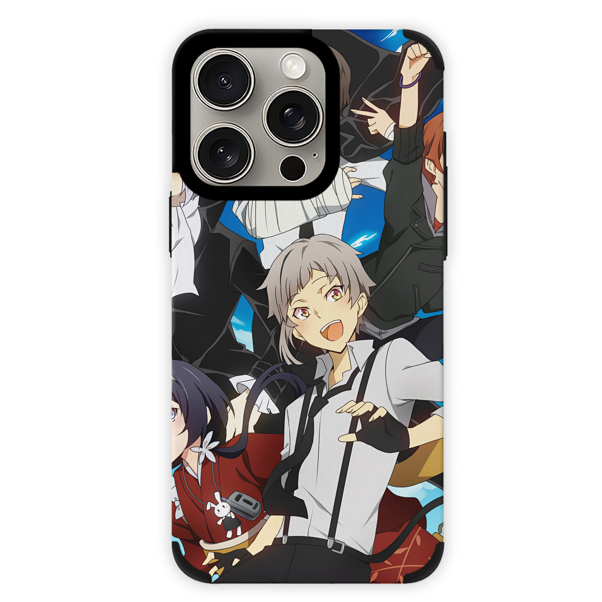 （画像用） 文豪ストレイドッグス Bungo Stray Dogs 【iPhone15ProMax対応】 PUレザー スマホケース 耐衝撃＆黄変防止