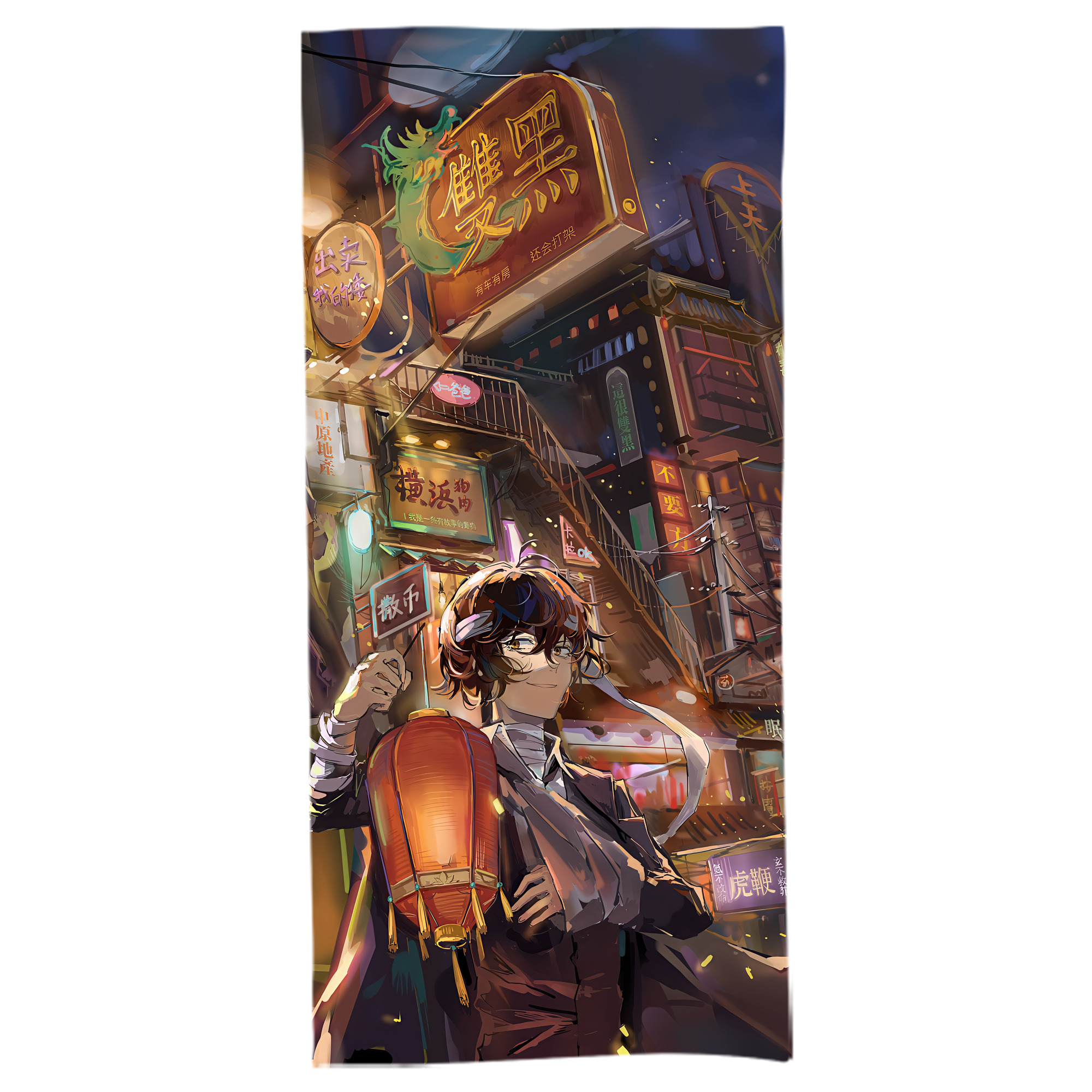 （画像用） 文豪ストレイドッグス Bungo Stray Dogs 大判バスタオル 70×140cm 吸水速乾 柔らかい肌触り