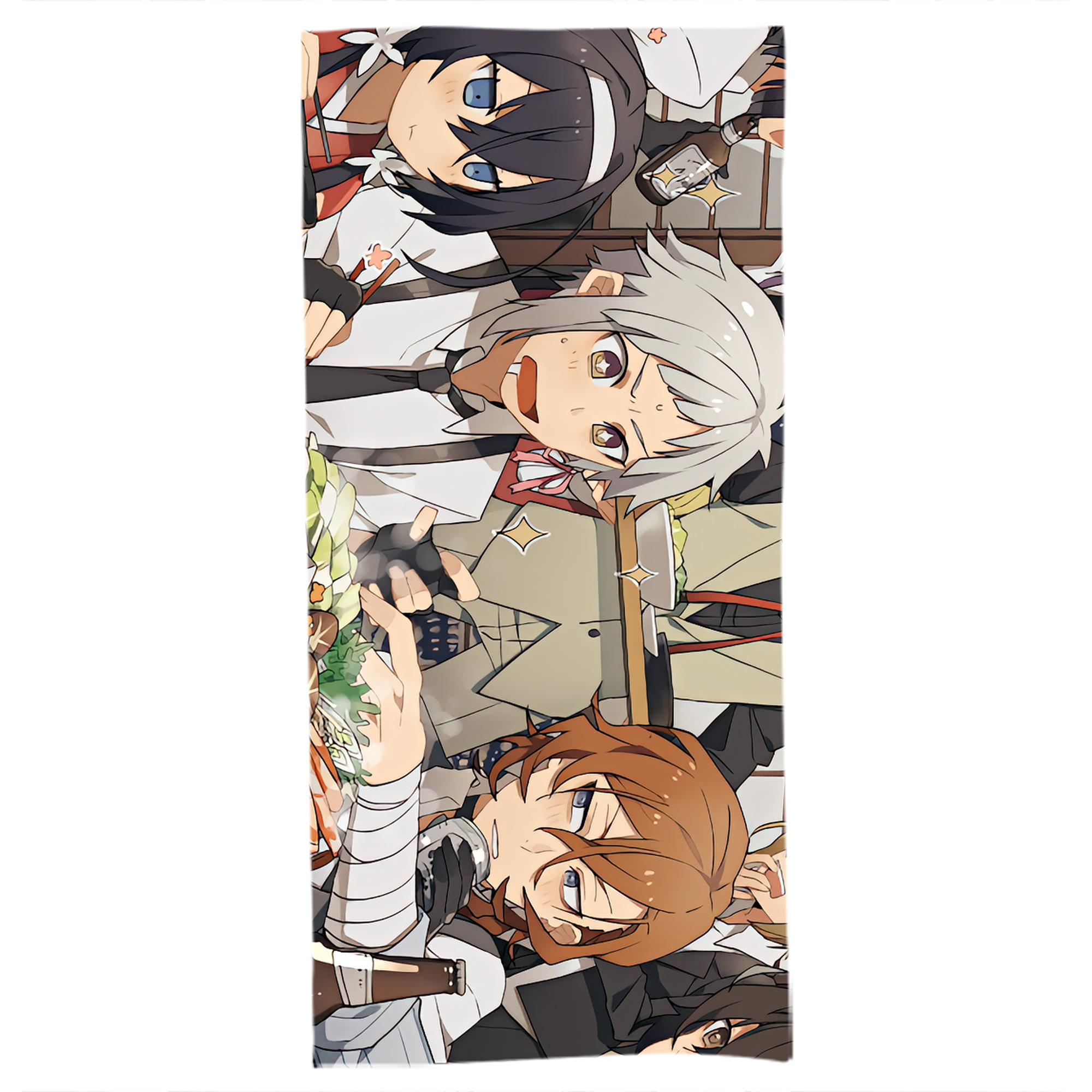 （画像用） 文豪ストレイドッグス Bungo Stray Dogs 大判バスタオル 70×140cm 吸水速乾 柔らかい肌触り