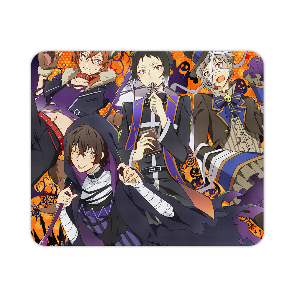 （画像用） 文豪ストレイドッグス Bungo Stray Dogs マウスパッド ステッチ加工 ラバー素材 防水 滑り止め 超薄型 ゲーミング/オフィス対応