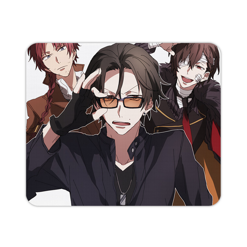 （画像用） 文豪ストレイドッグス Bungo Stray Dogs マウスパッド ステッチ加工 ラバー素材 防水 滑り止め 超薄型 ゲーミング/オフィス対応