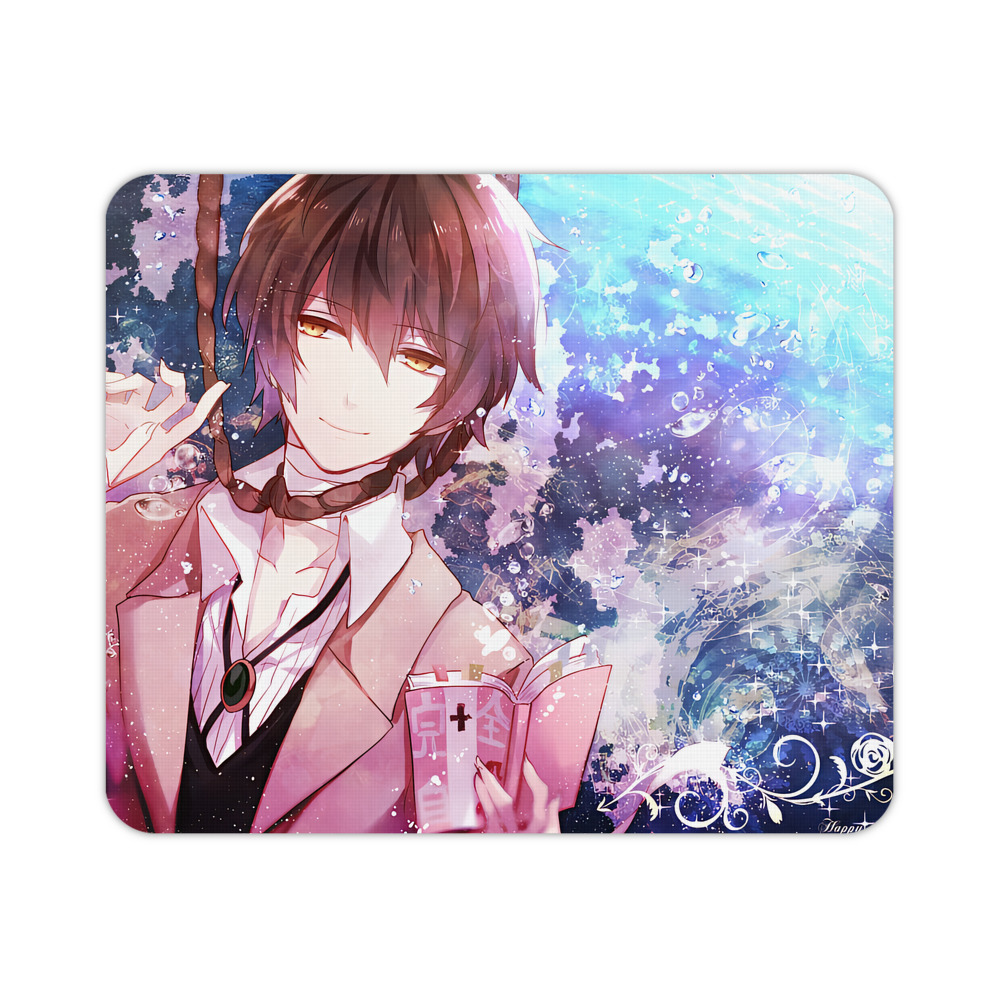 （画像用） 文豪ストレイドッグス Bungo Stray Dogs マウスパッド ステッチ加工 ラバー素材 防水 滑り止め 超薄型 ゲーミング/オフィス対応