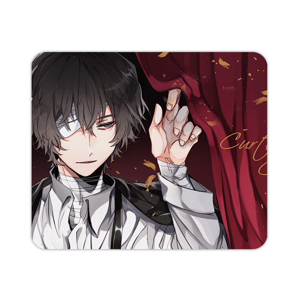 （画像用） 文豪ストレイドッグス Bungo Stray Dogs マウスパッド ステッチ加工 ラバー素材 防水 滑り止め 超薄型 ゲーミング/オフィス対応