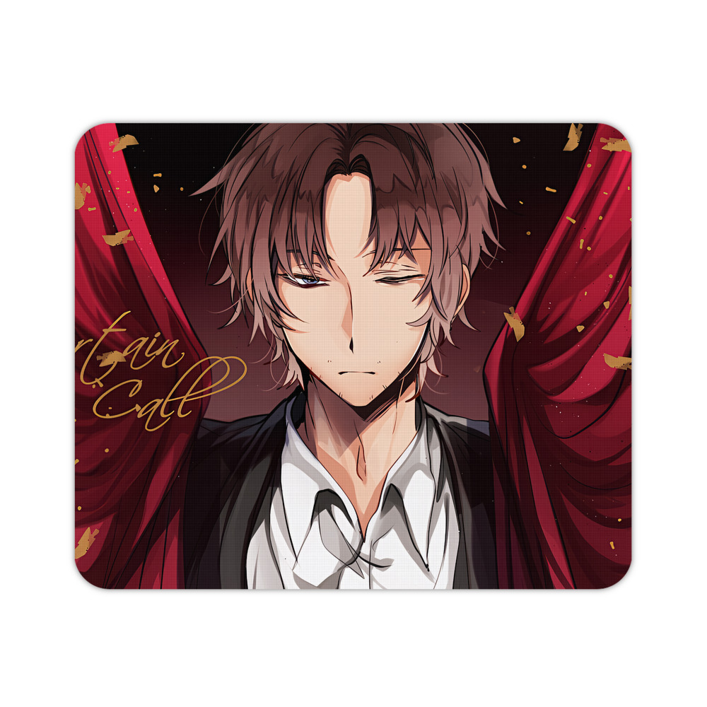 （画像用） 文豪ストレイドッグス Bungo Stray Dogs マウスパッド ステッチ加工 ラバー素材 防水 滑り止め 超薄型 ゲーミング/オフィス対応