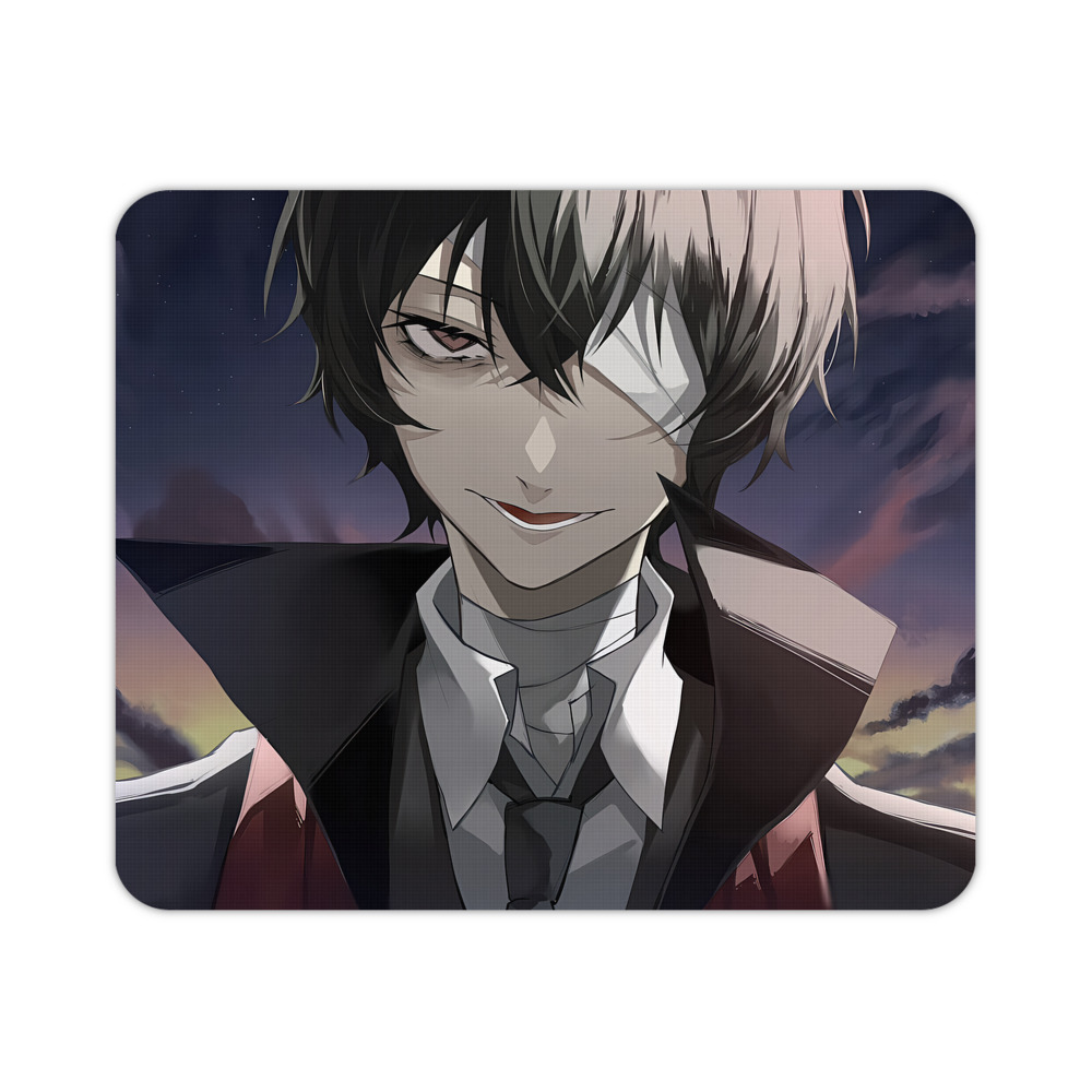 （画像用） 文豪ストレイドッグス Bungo Stray Dogs マウスパッド ステッチ加工 ラバー素材 防水 滑り止め 超薄型 ゲーミング/オフィス対応