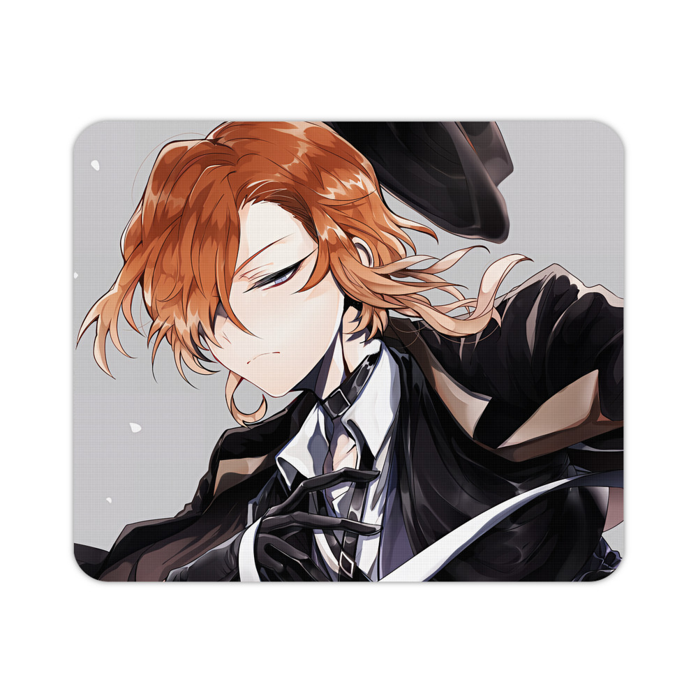 （画像用） 文豪ストレイドッグス Bungo Stray Dogs マウスパッド ステッチ加工 ラバー素材 防水 滑り止め 超薄型 ゲーミング/オフィス対応