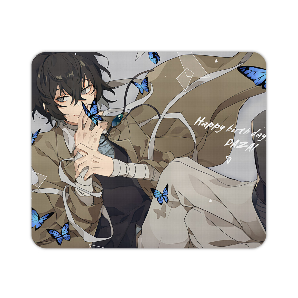 （画像用） 文豪ストレイドッグス Bungo Stray Dogs マウスパッド ステッチ加工 ラバー素材 防水 滑り止め 超薄型 ゲーミング/オフィス対応